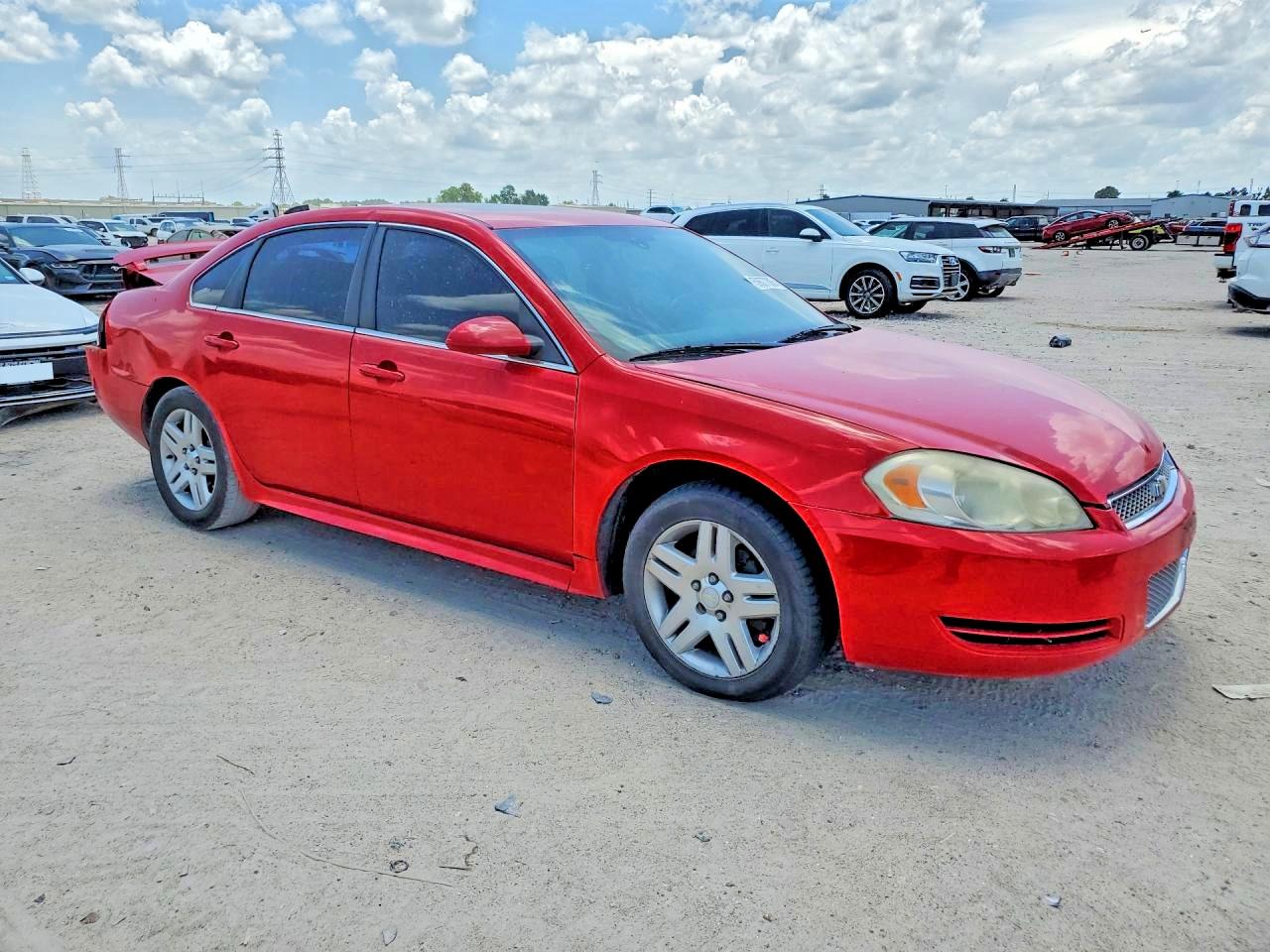 2013 Chevrolet Impala Lt Red vin: 2G1WG5E32D1190652