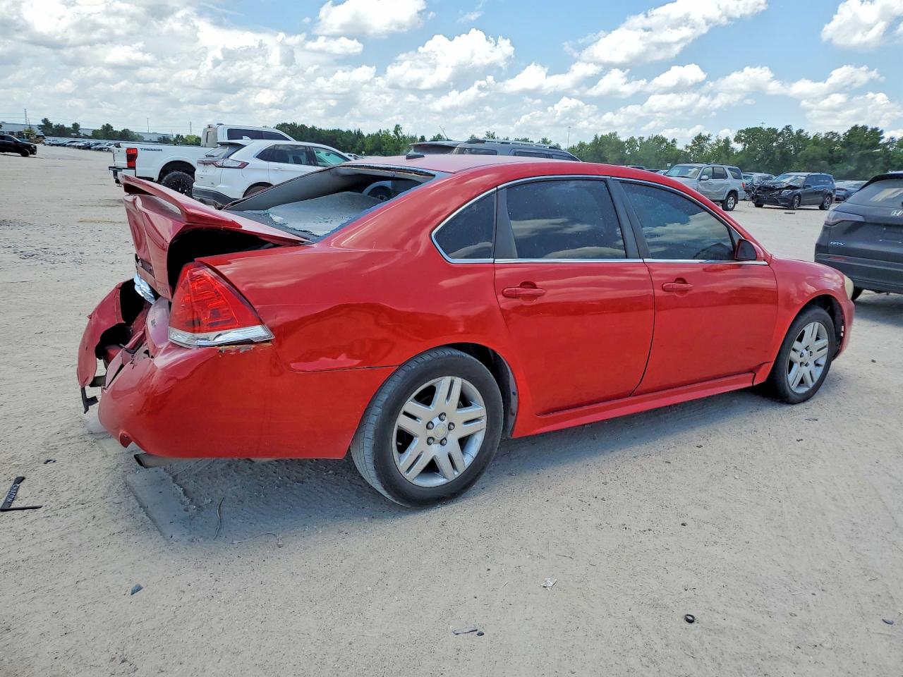 2013 Chevrolet Impala Lt Red vin: 2G1WG5E32D1190652