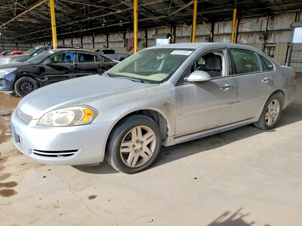 2013 Chevrolet Impala Lt Silver vin: 2G1WG5E32D1233953