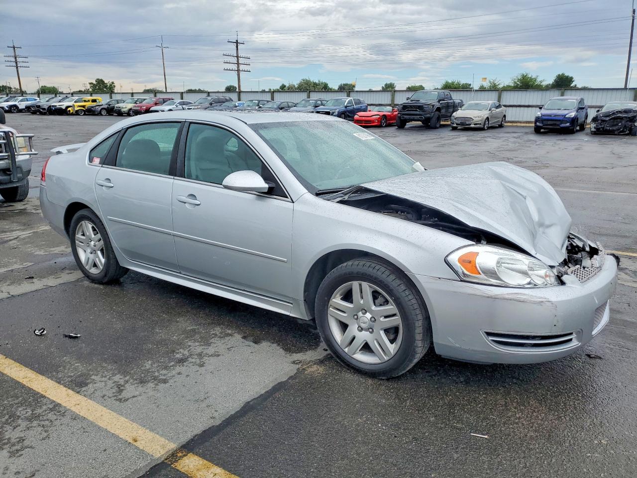 2012 Chevrolet Impala Lt Silver vin: 2G1WG5E33C1221745