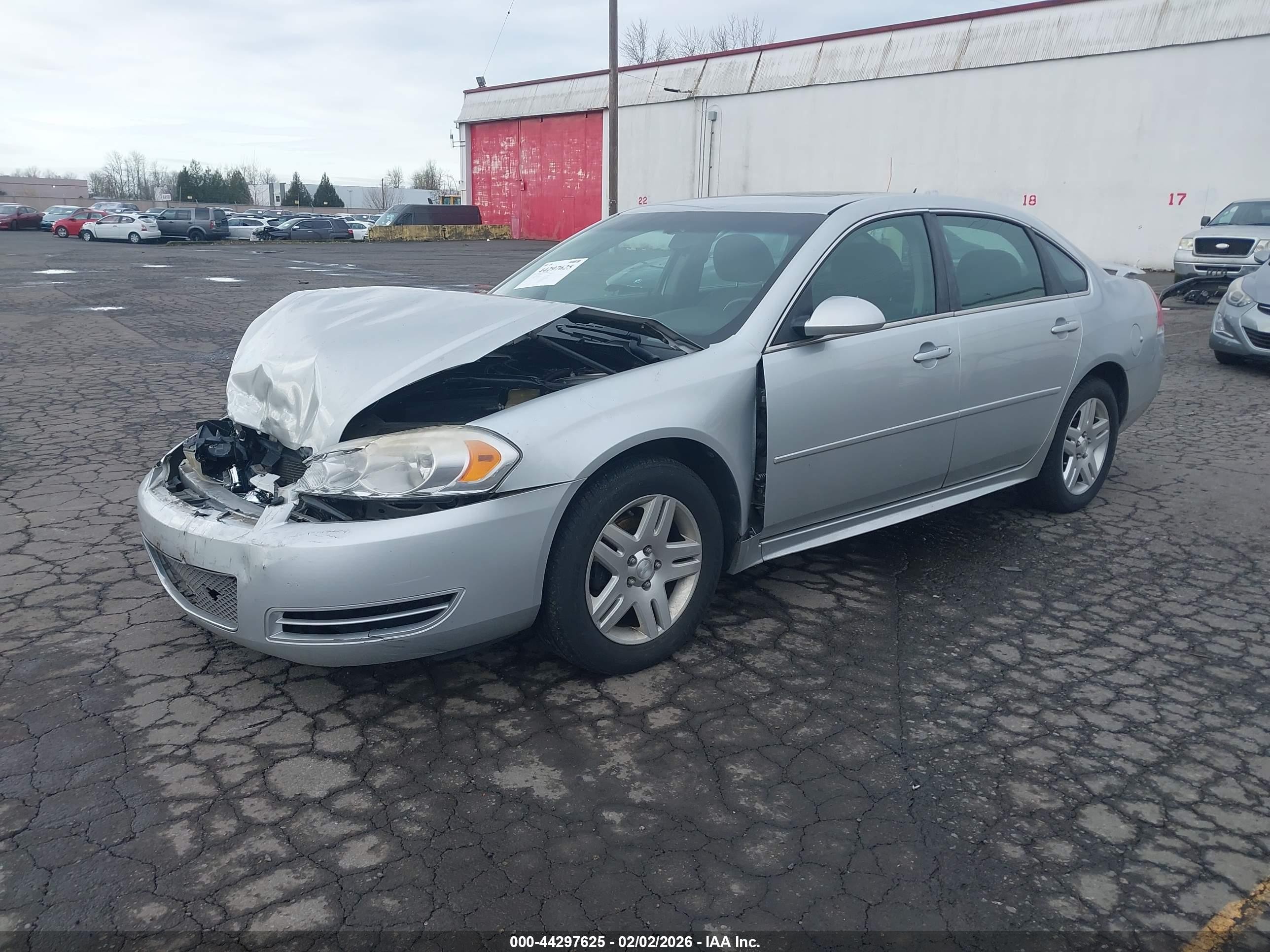 2012 Chevrolet Impala Lt Серебряный vin: 2G1WG5E33C1223835