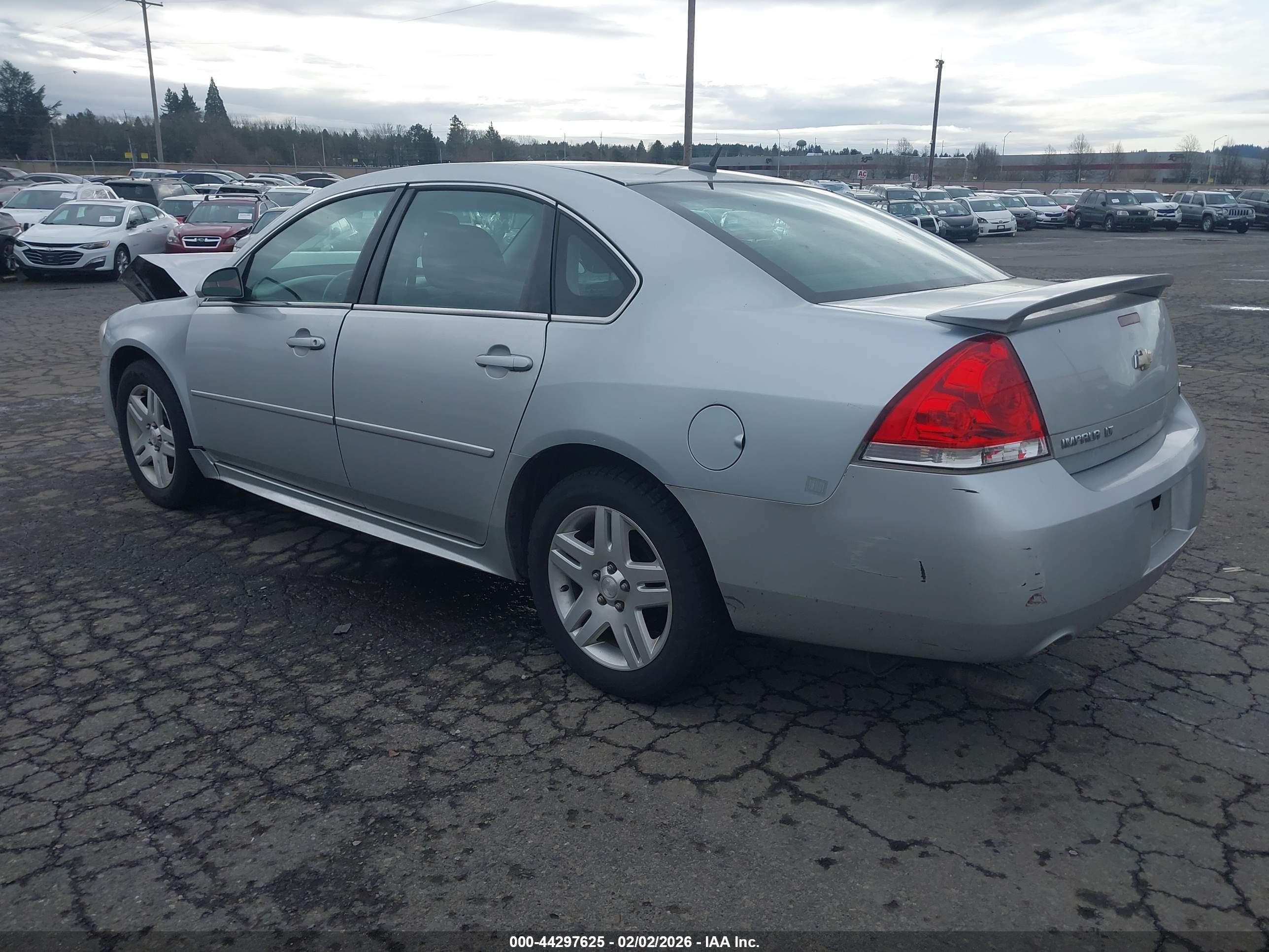 2012 Chevrolet Impala Lt Серебряный vin: 2G1WG5E33C1223835