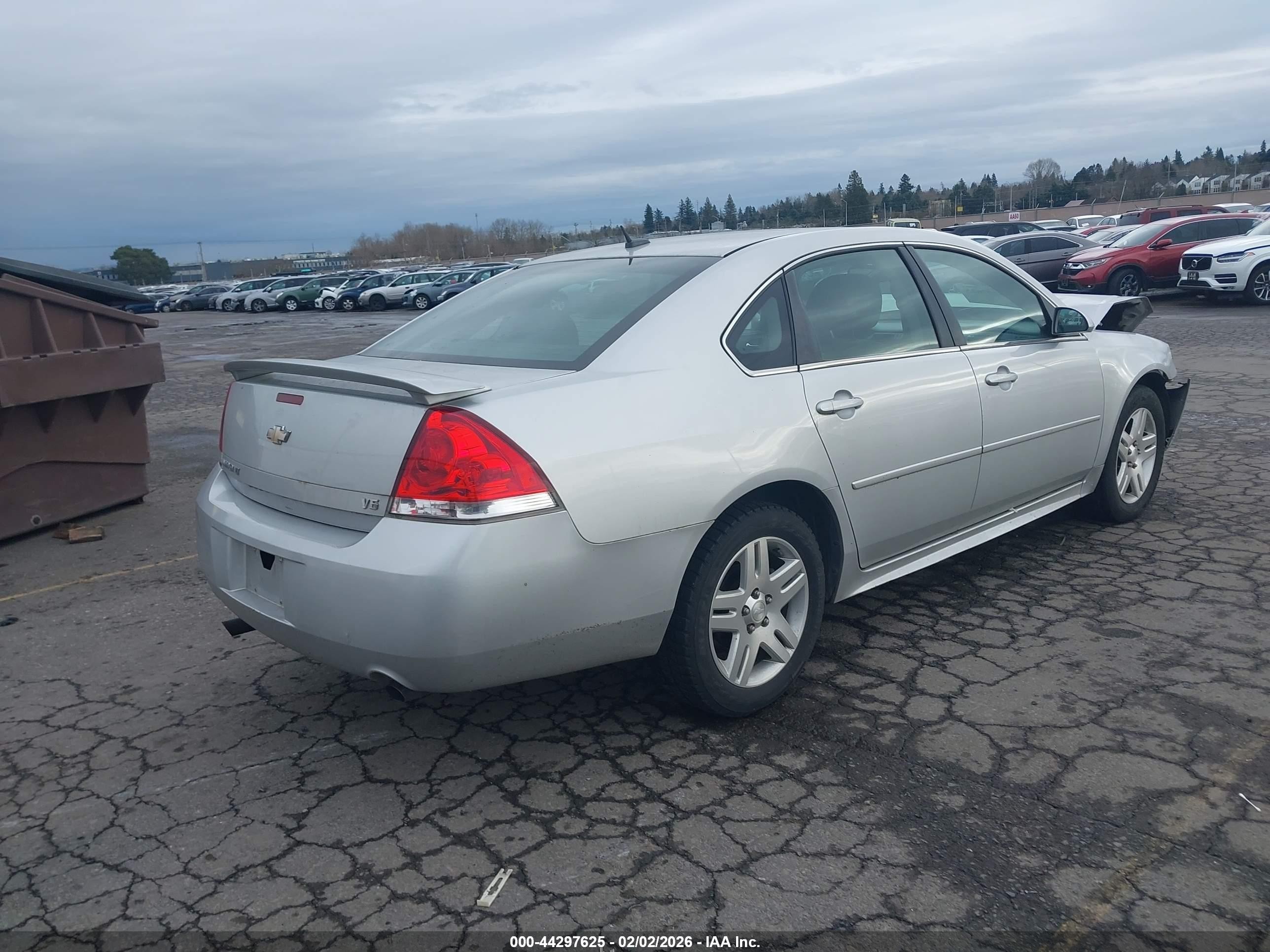 2012 Chevrolet Impala Lt Серебряный vin: 2G1WG5E33C1223835