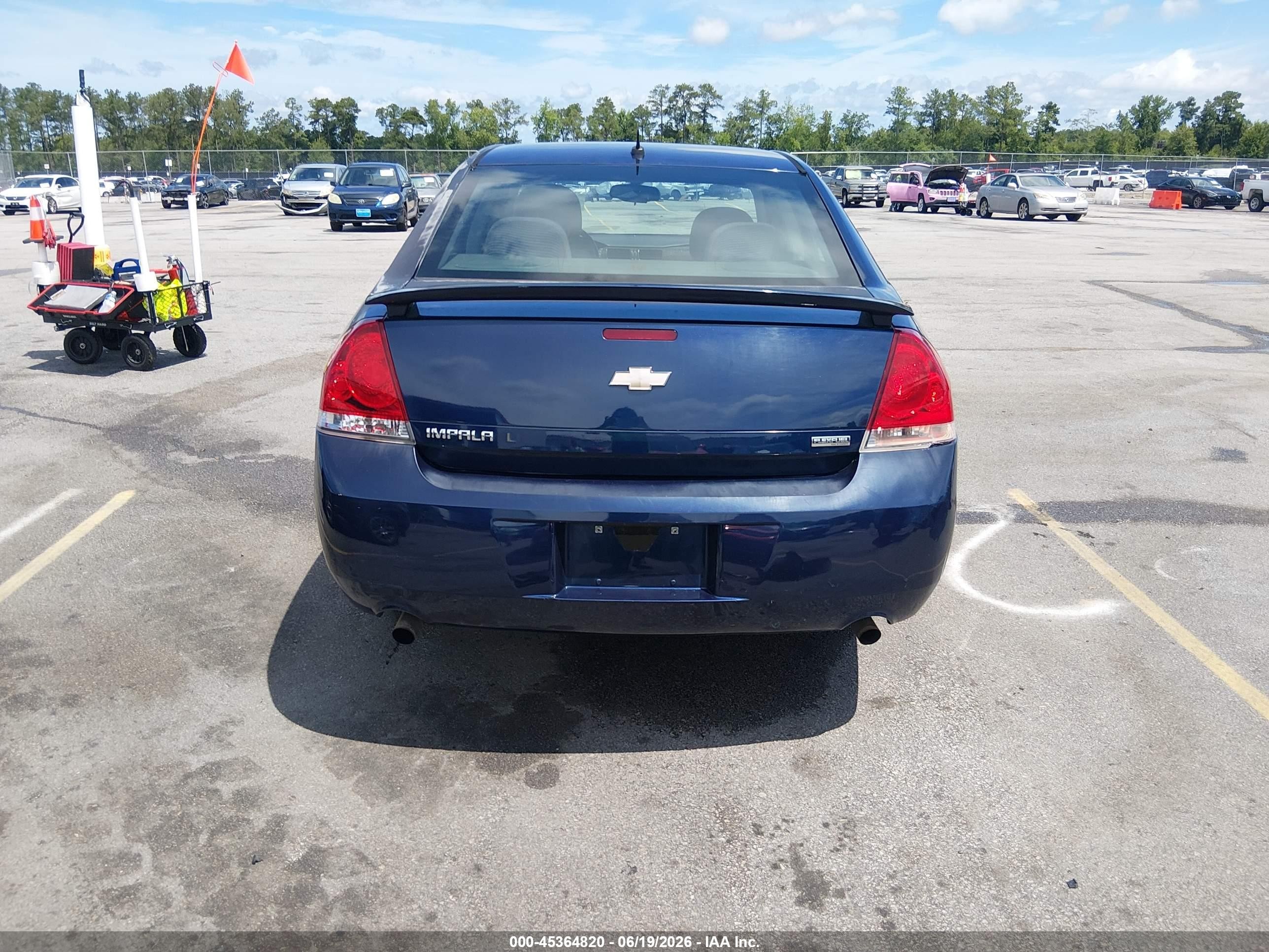 2012 Chevrolet Impala Lt Blue vin: 2G1WG5E33C1291777