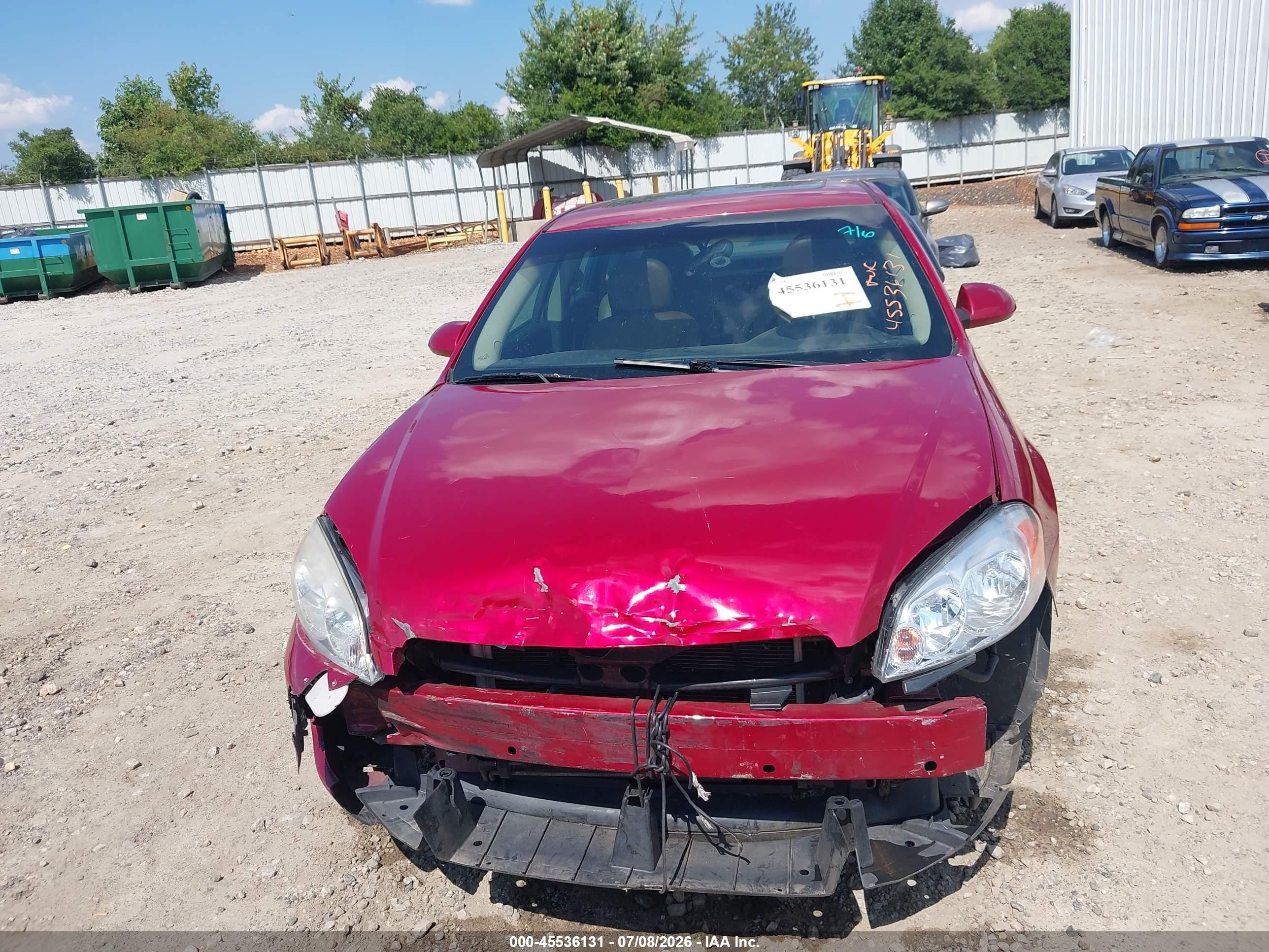 2013 Chevrolet Impala Lt Burgundy vin: 2G1WG5E33D1114678