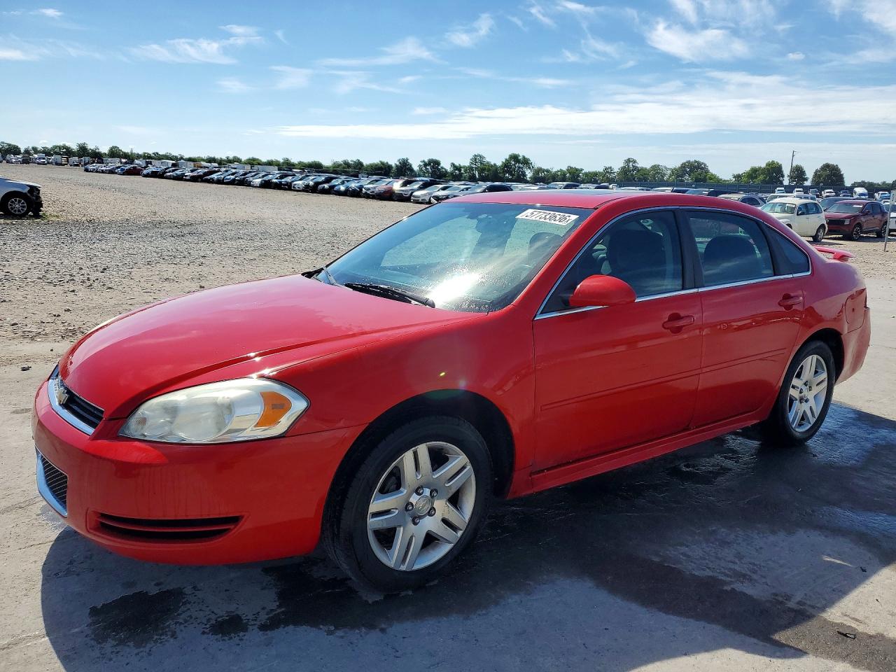 2013 Chevrolet Impala Lt Red vin: 2G1WG5E33D1185475