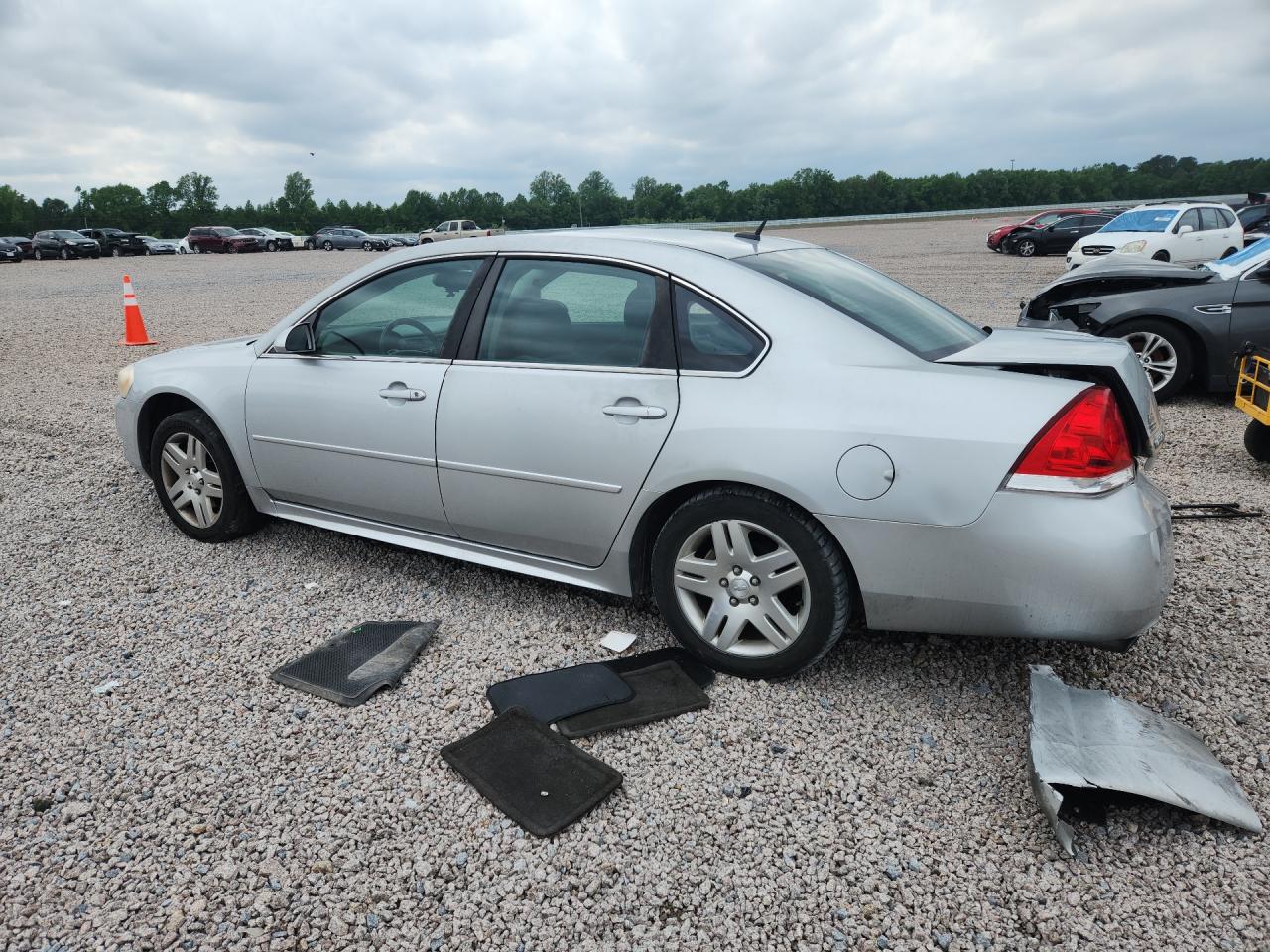 2013 Chevrolet Impala Lt Silver vin: 2G1WG5E33D1233458