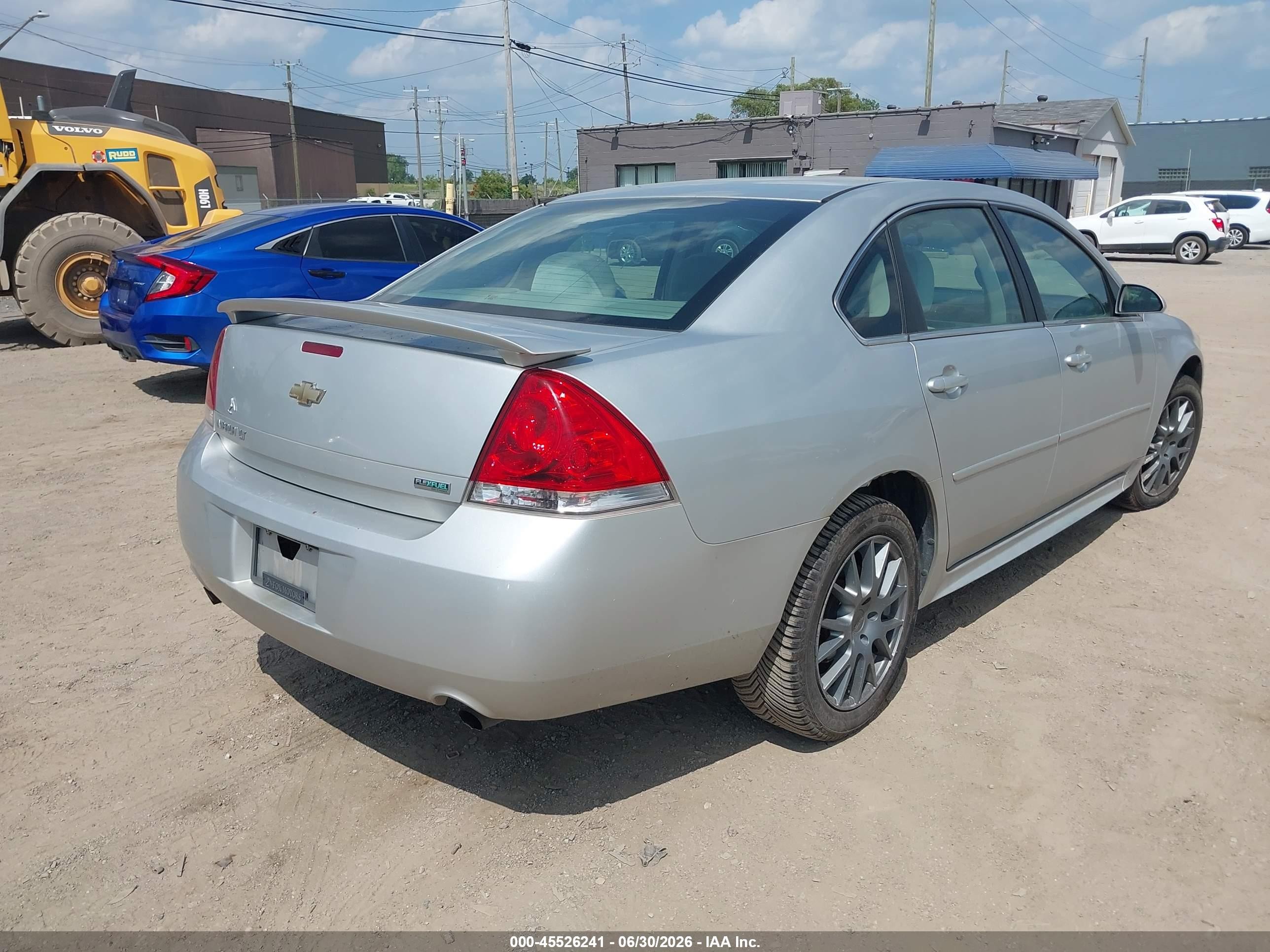 2012 Chevrolet Impala Lt Silver vin: 2G1WG5E34C1112744