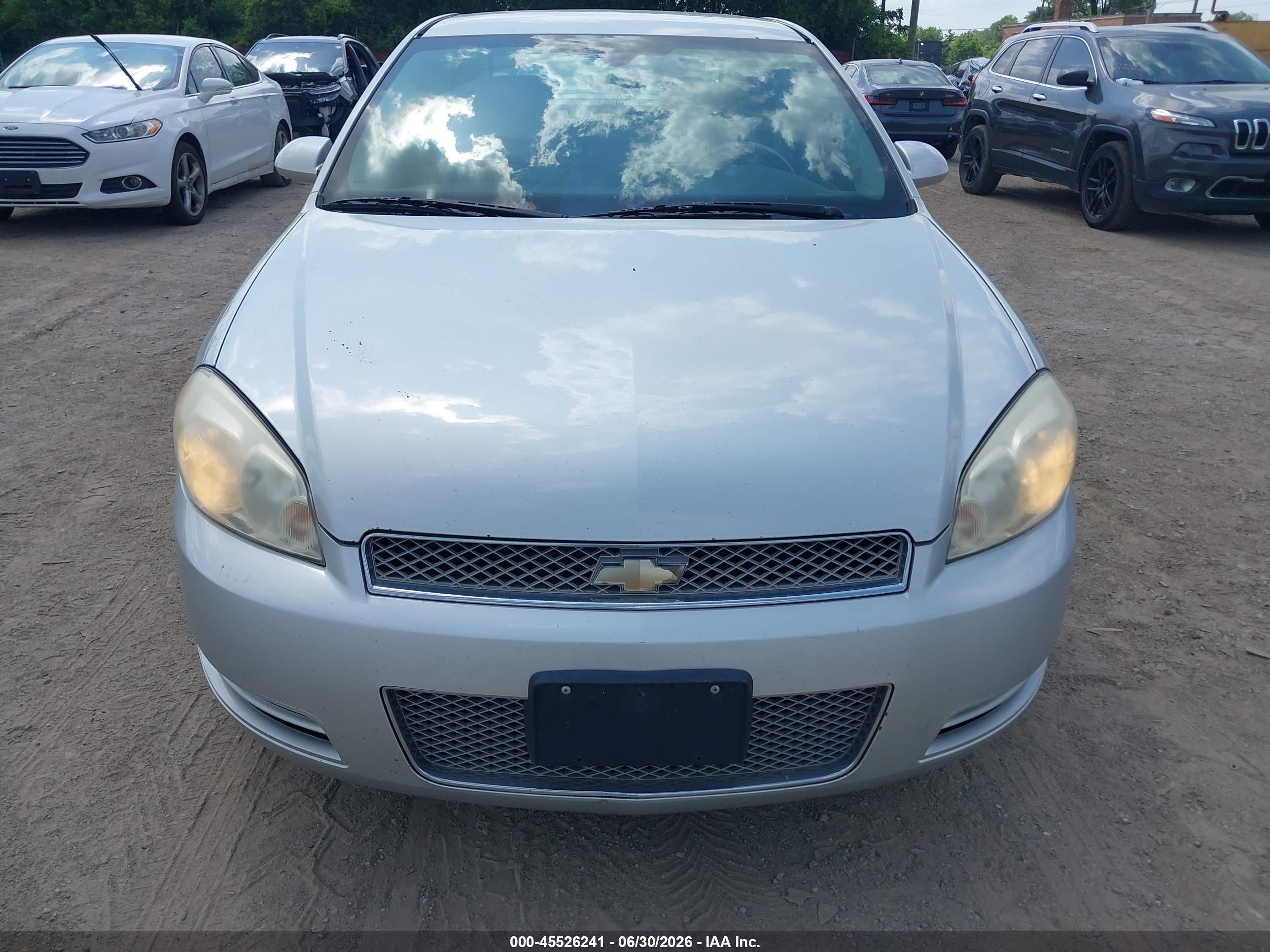 2012 Chevrolet Impala Lt Silver vin: 2G1WG5E34C1112744