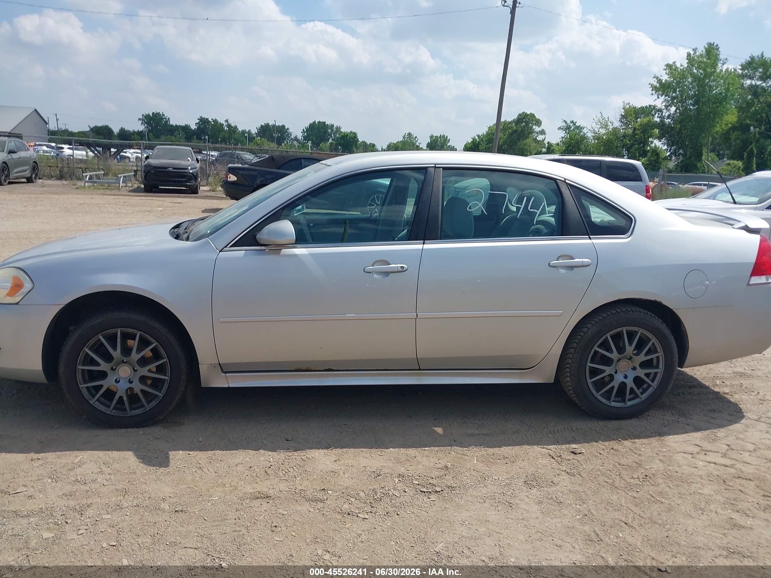 2012 Chevrolet Impala Lt Silver vin: 2G1WG5E34C1112744