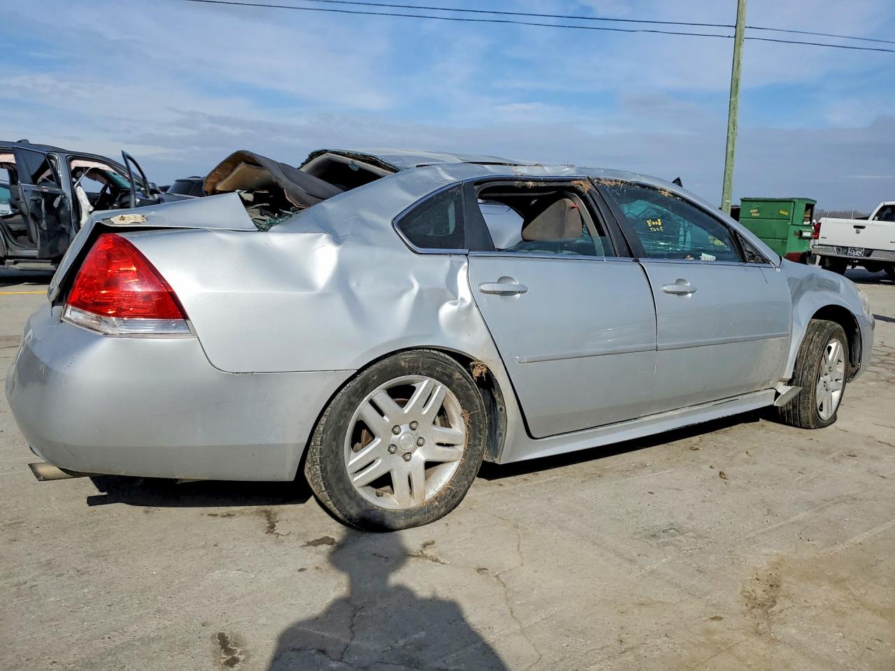 2012 Chevrolet Impala Lt Серебряный vin: 2G1WG5E34C1199402