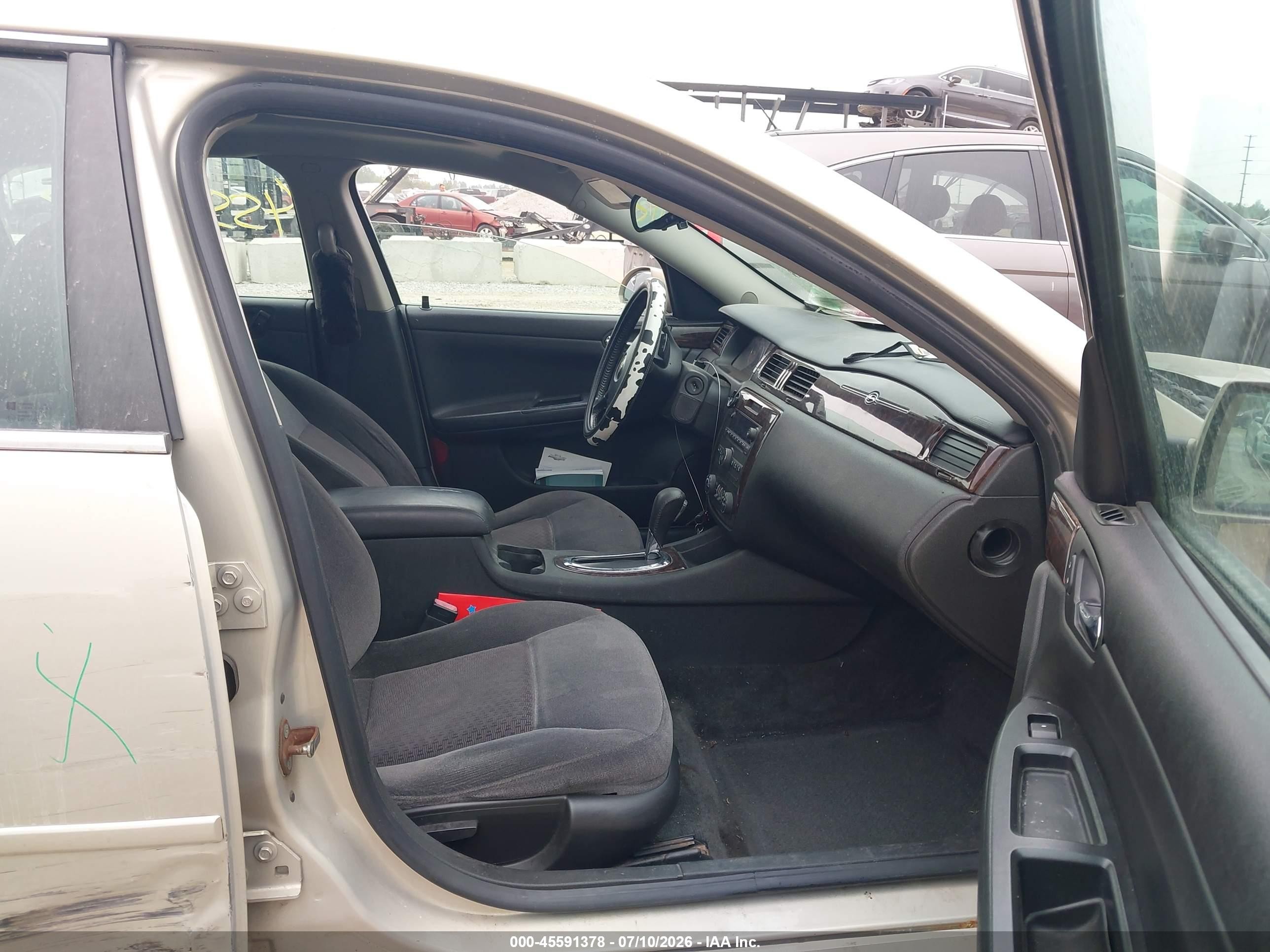 2012 Chevrolet Impala Lt Gold vin: 2G1WG5E34C1200919