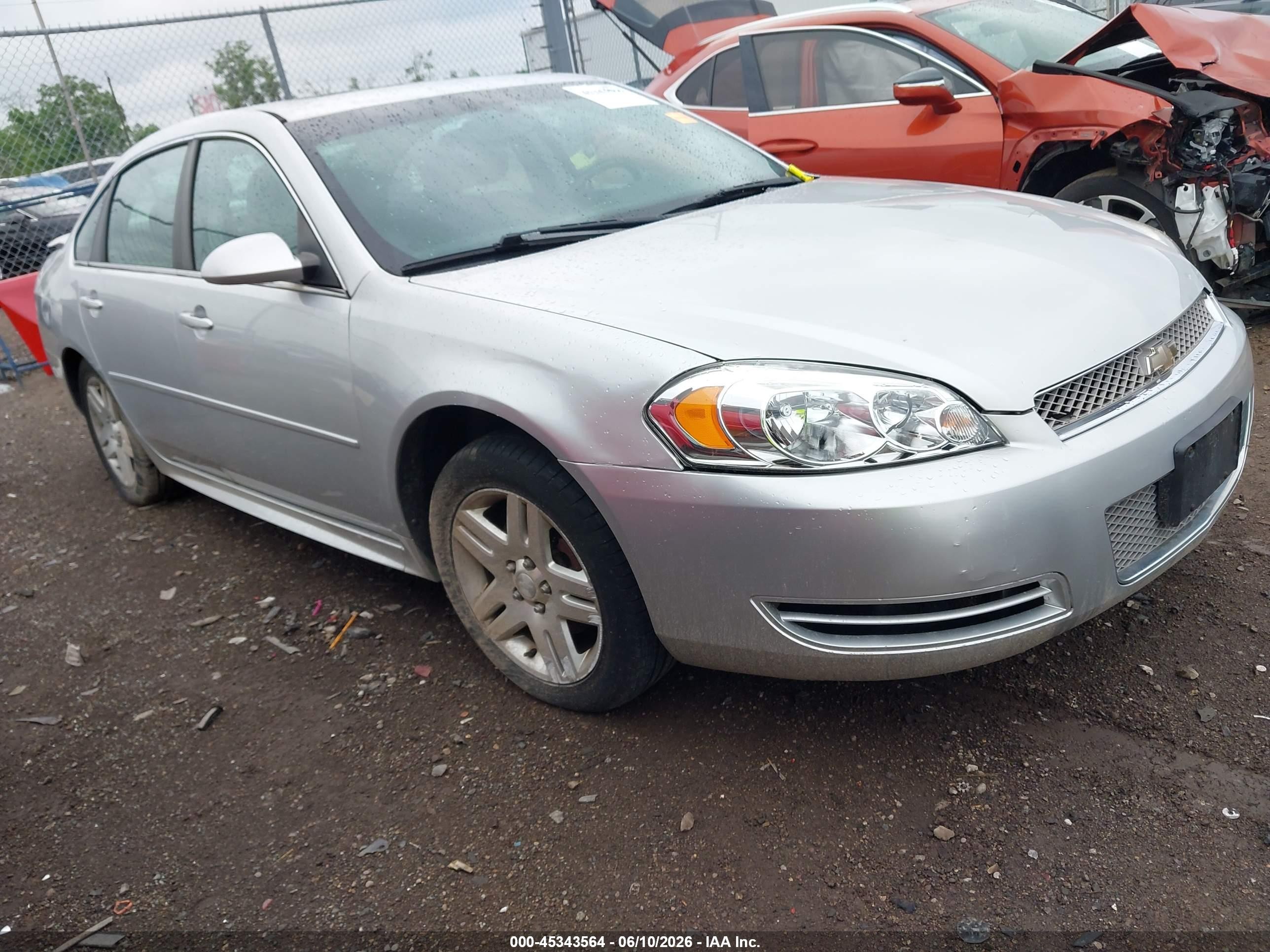 2012 Chevrolet Impala Lt Silver vin: 2G1WG5E34C1248761