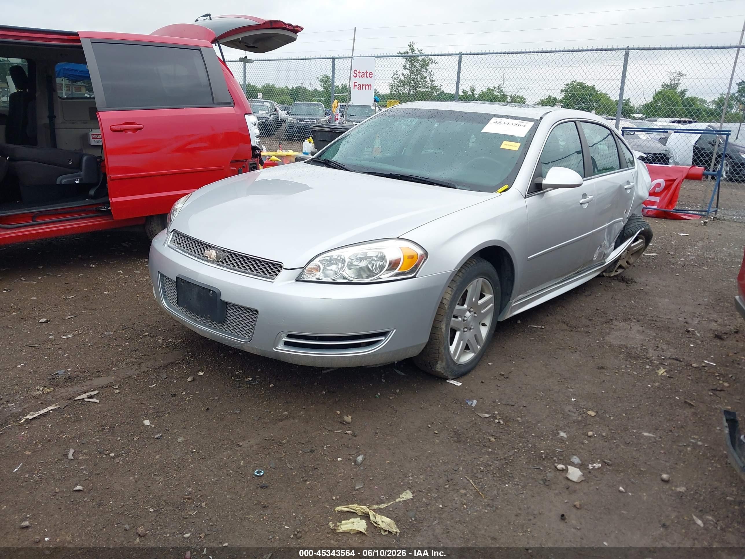 2012 Chevrolet Impala Lt Серебряный vin: 2G1WG5E34C1248761