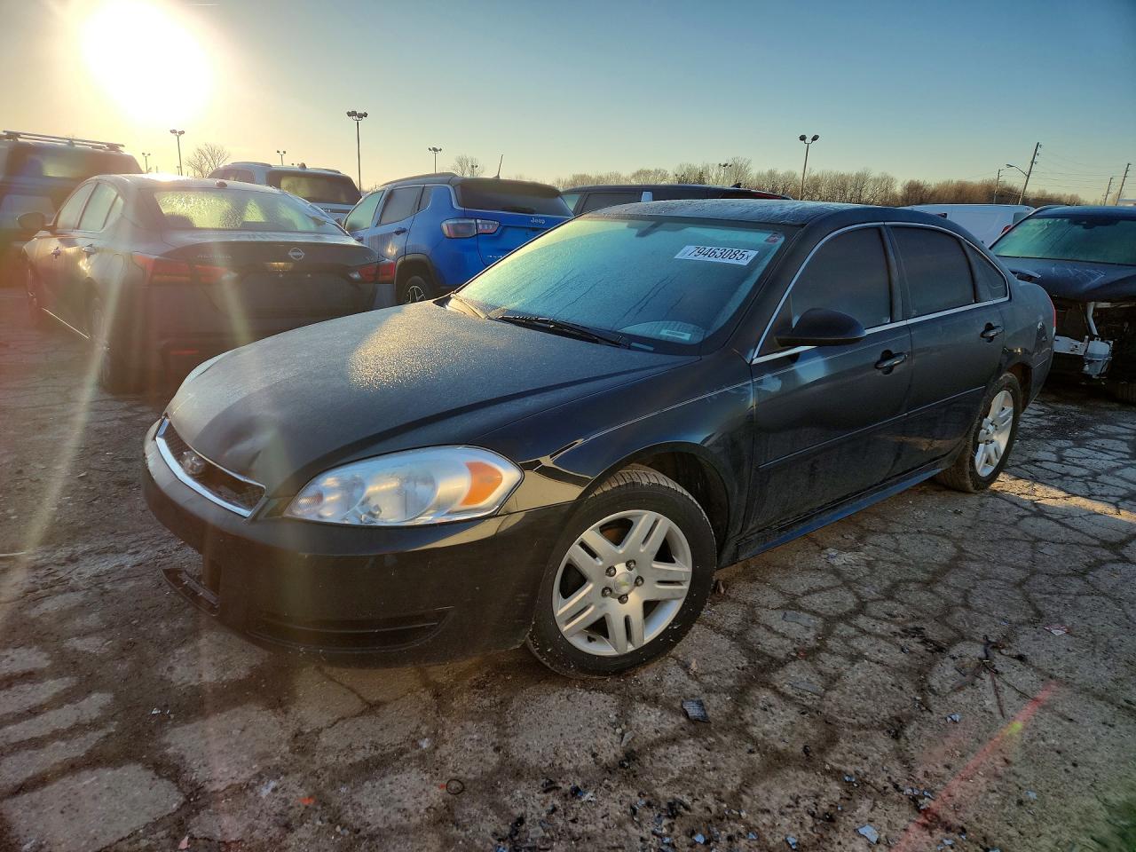 2012 Chevrolet Impala Lt Black vin: 2G1WG5E34C1291741
