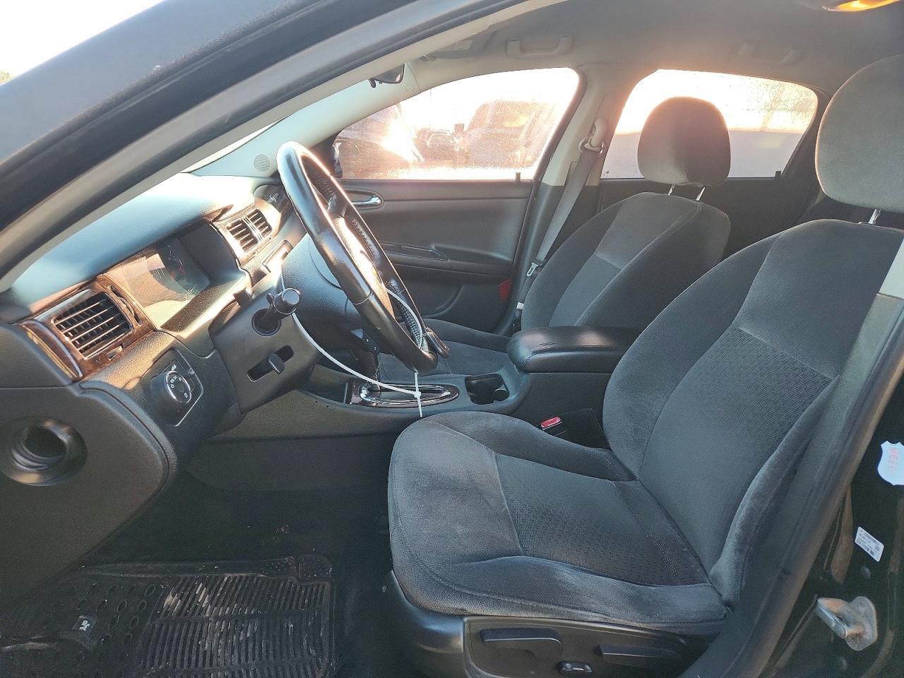 2012 Chevrolet Impala Lt Black vin: 2G1WG5E34C1291741