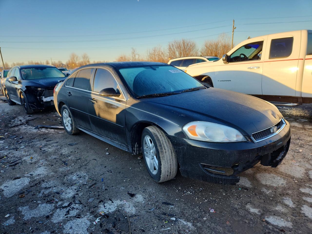 2012 Chevrolet Impala Lt Black vin: 2G1WG5E34C1291741