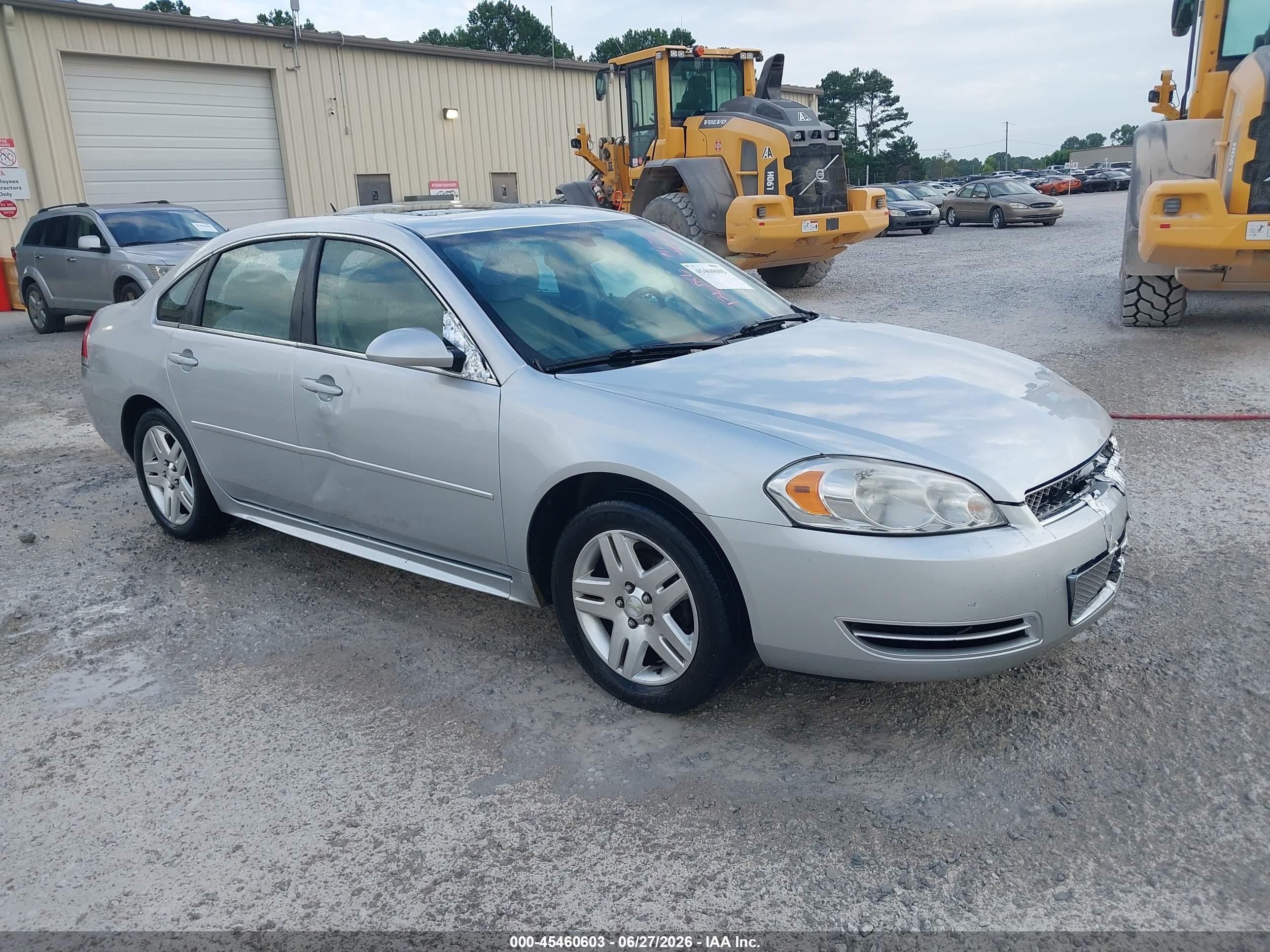 2013 Chevrolet Impala Lt Silver vin: 2G1WG5E34D1136186