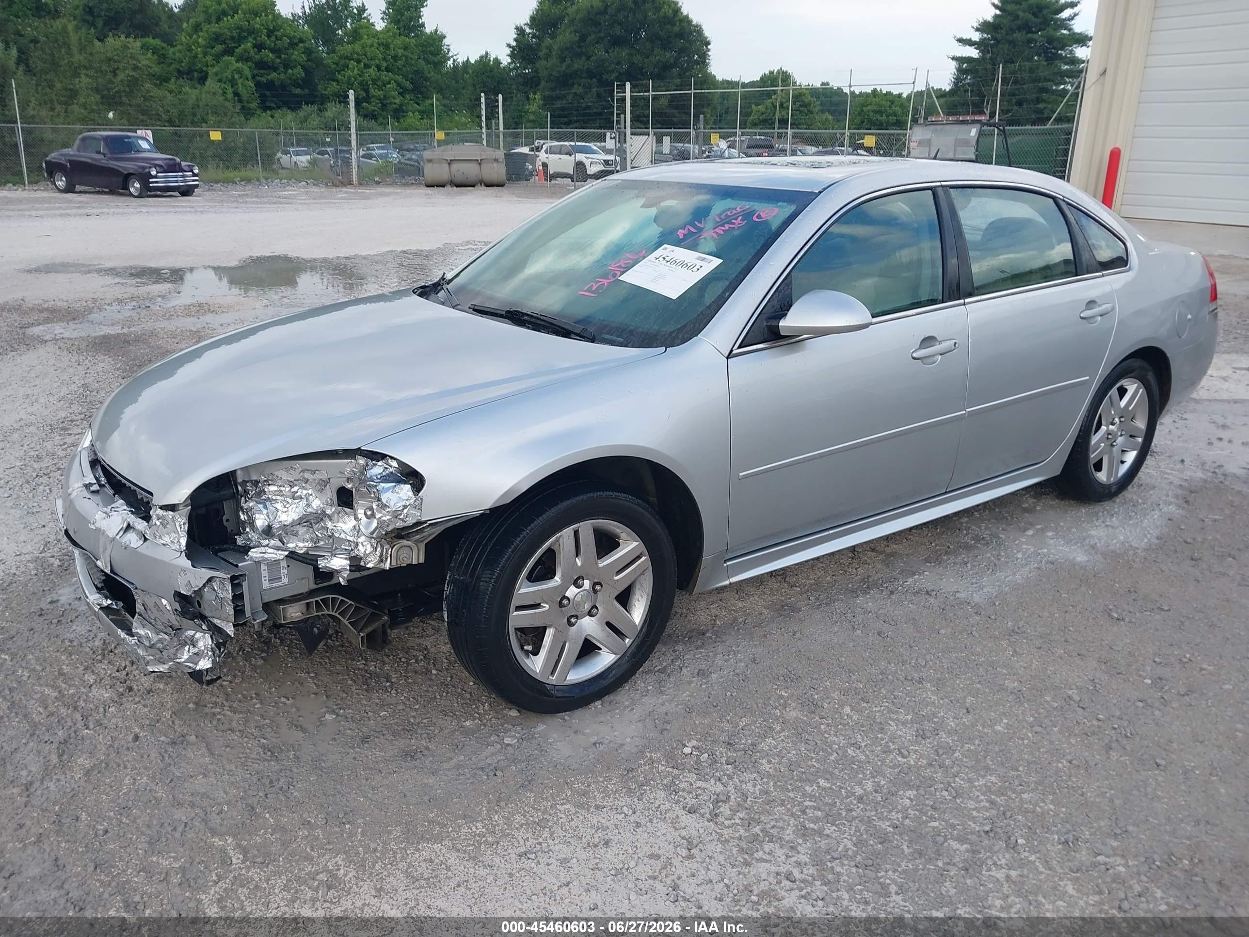 2013 Chevrolet Impala Lt Silver vin: 2G1WG5E34D1136186