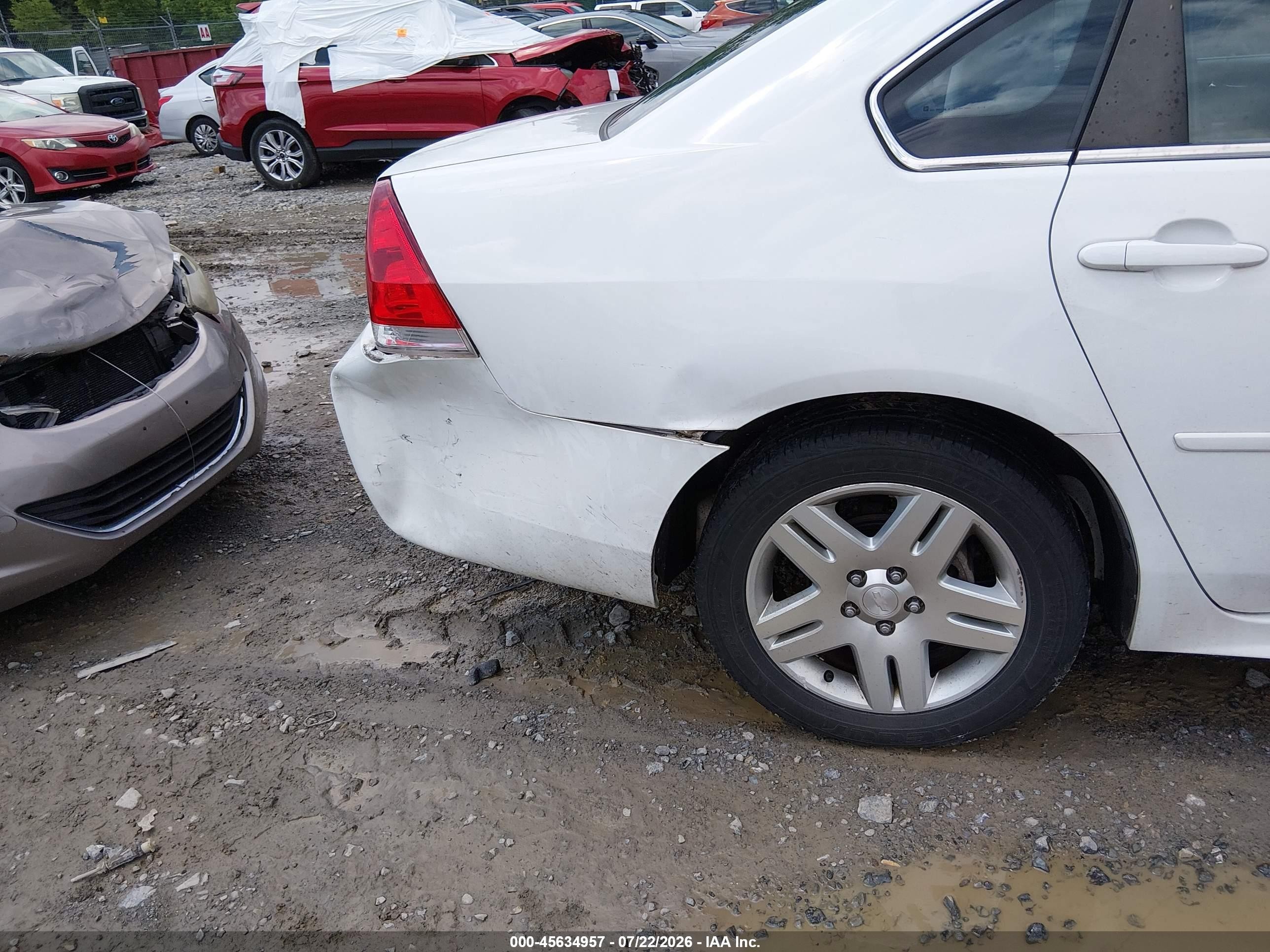 2013 Chevrolet Impala Lt Белый vin: 2G1WG5E34D1171939