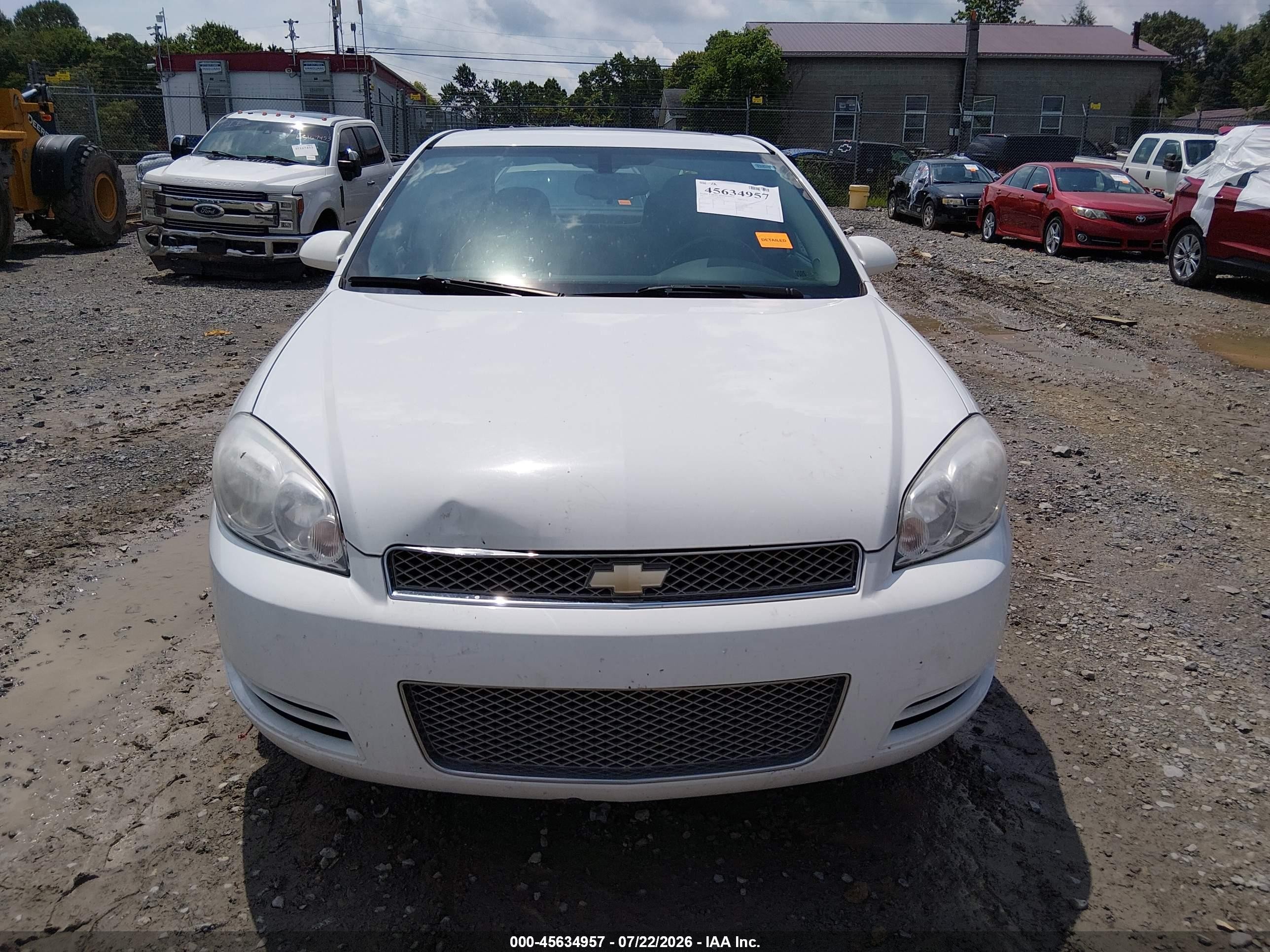 2013 Chevrolet Impala Lt Белый vin: 2G1WG5E34D1171939