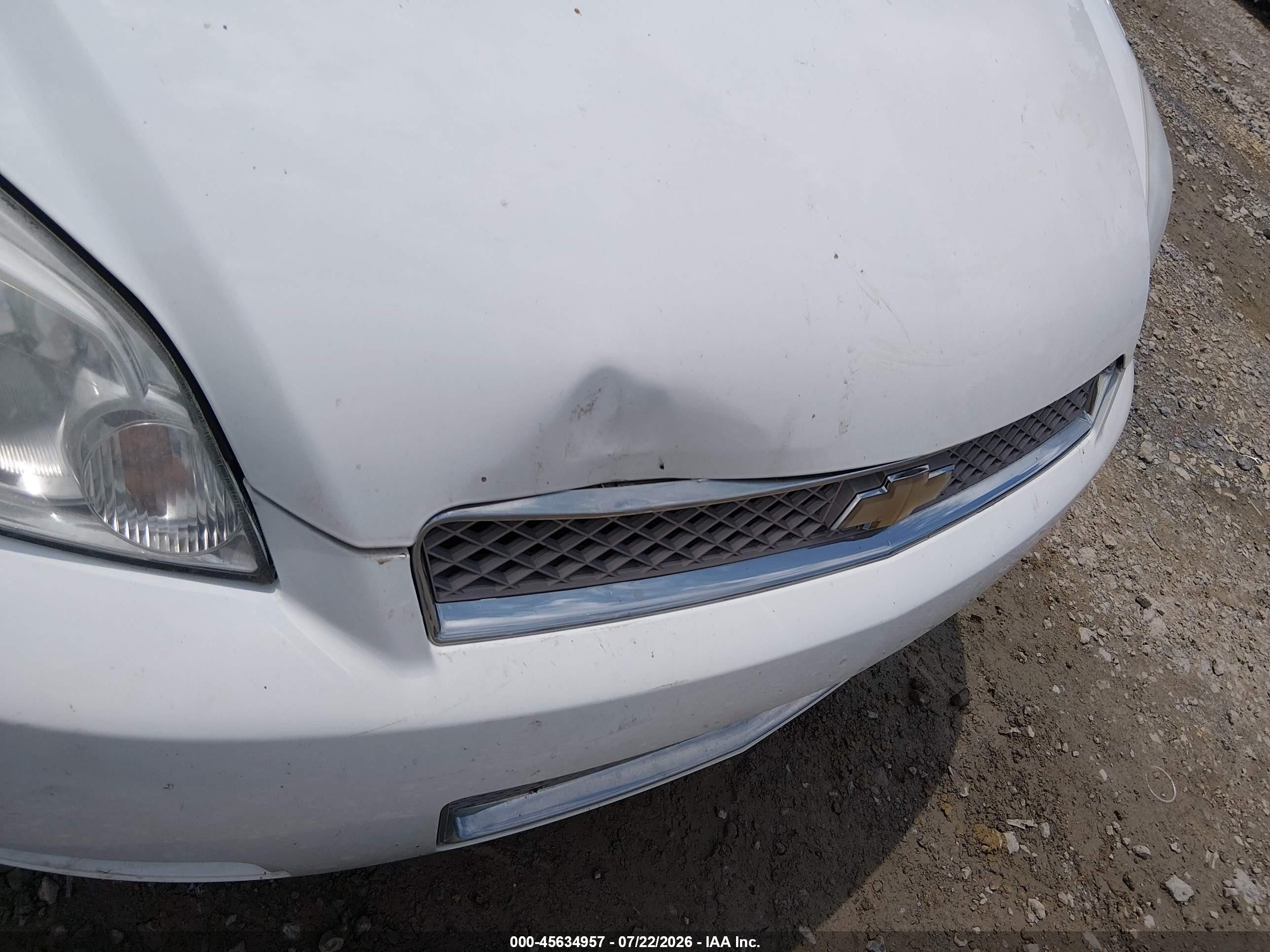 2013 Chevrolet Impala Lt Белый vin: 2G1WG5E34D1171939