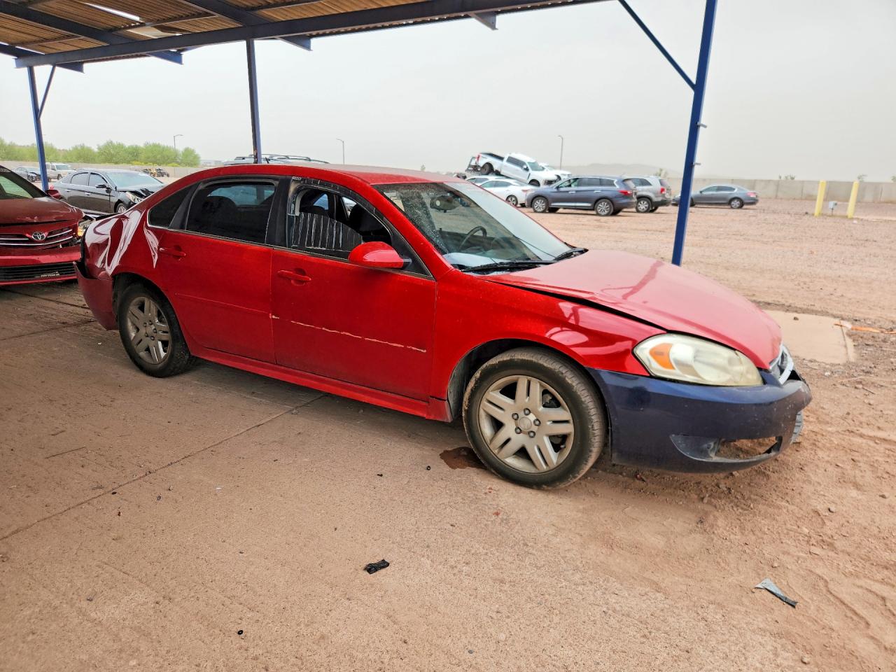 2013 Chevrolet Impala Lt Red vin: 2G1WG5E34D1228446