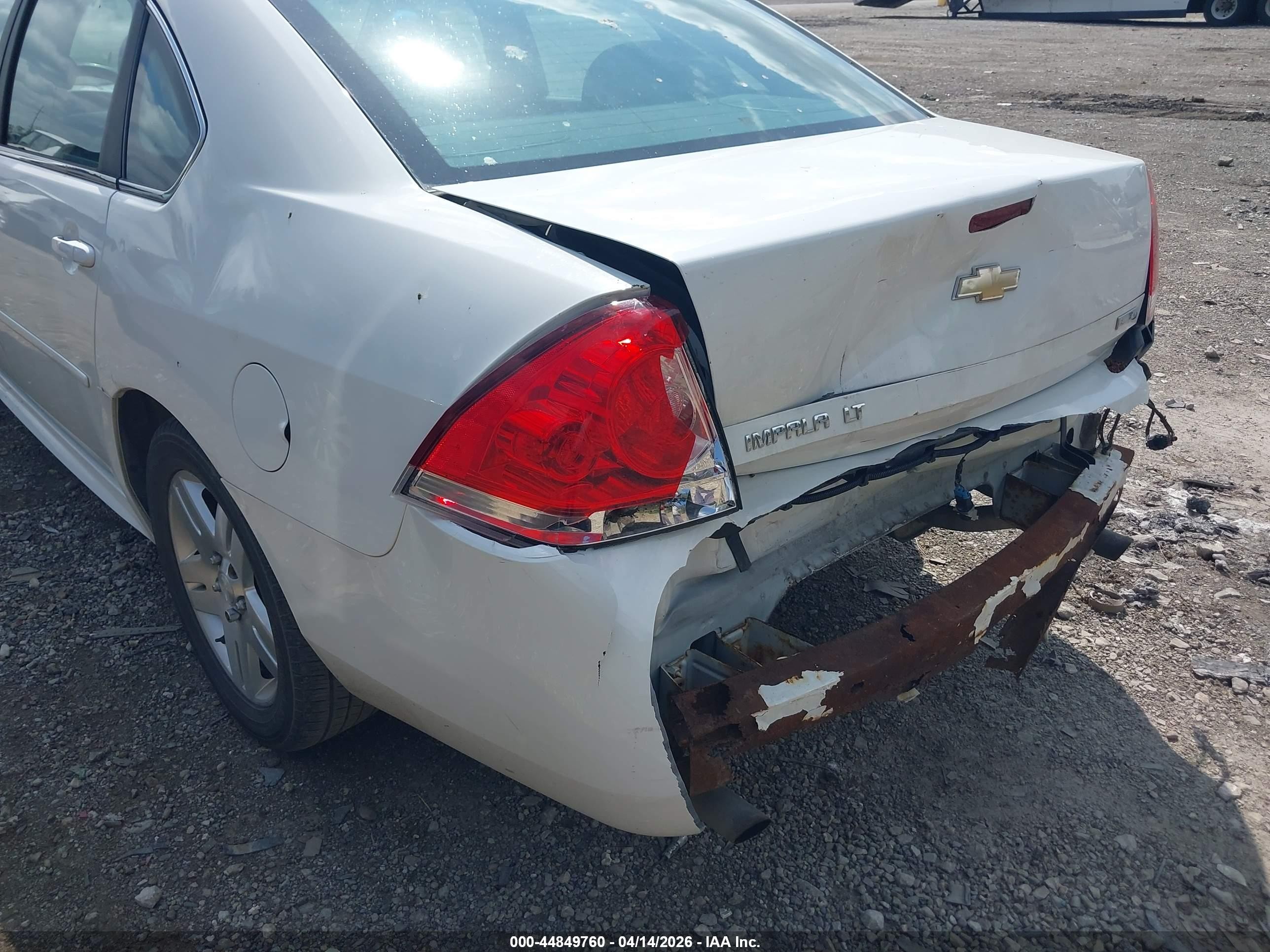 2013 Chevrolet Impala Lt Белый vin: 2G1WG5E34D1232268