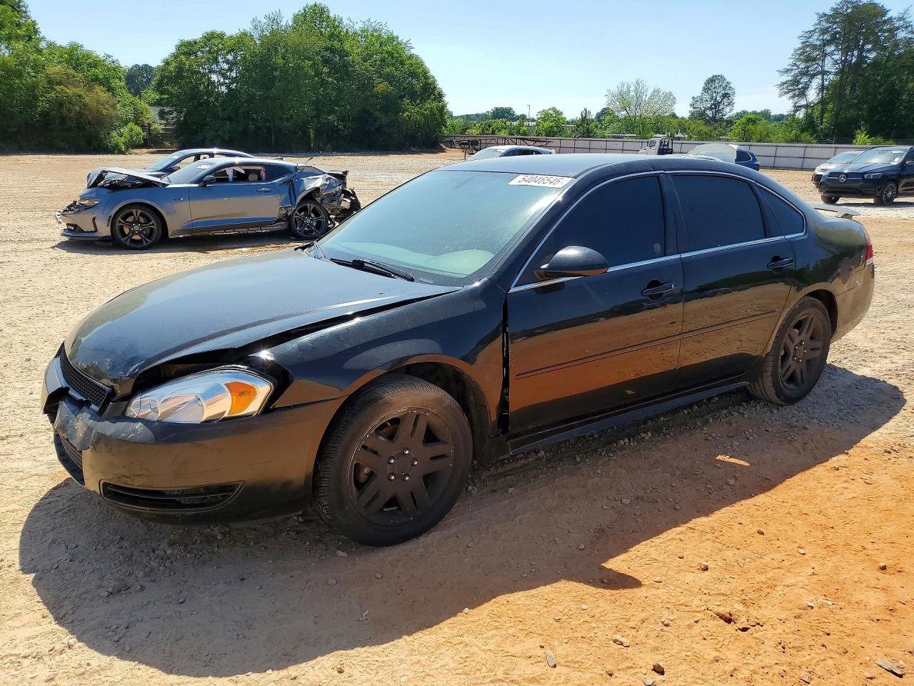 2012 Chevrolet Impala Ls Black vin: 2G1WG5E35C1100165