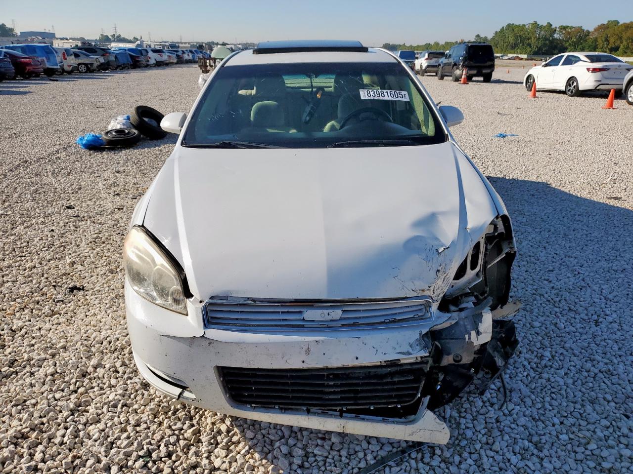 2012 Chevrolet Impala Lt White vin: 2G1WG5E35C1101493