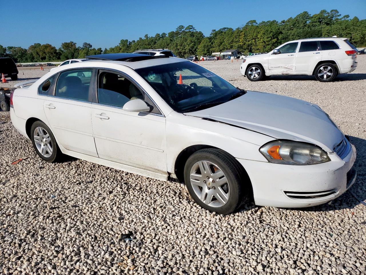 2012 Chevrolet Impala Lt White vin: 2G1WG5E35C1101493