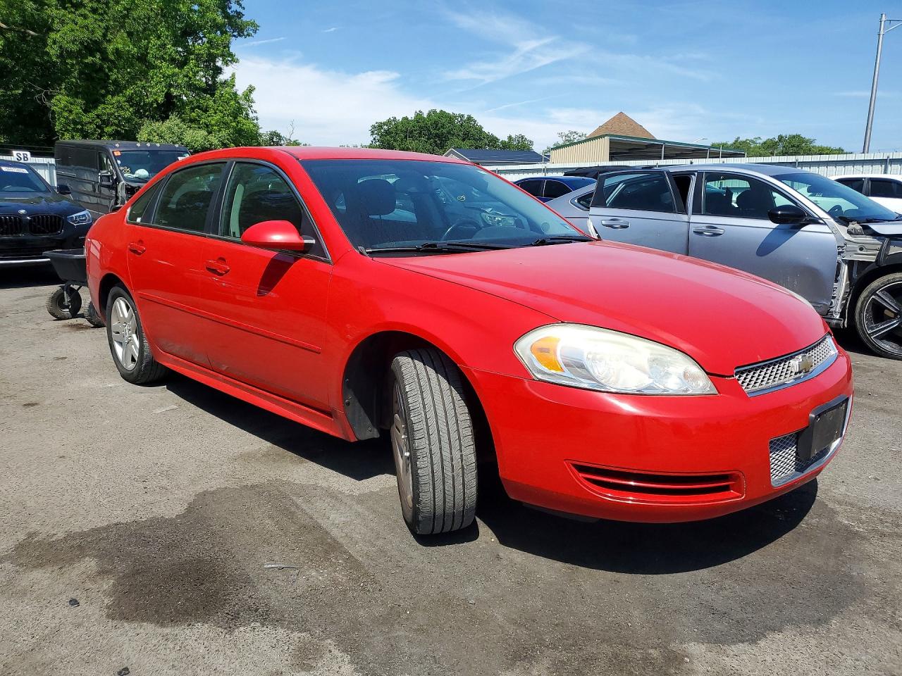 2012 Chevrolet Impala Lt Красный vin: 2G1WG5E35C1118956