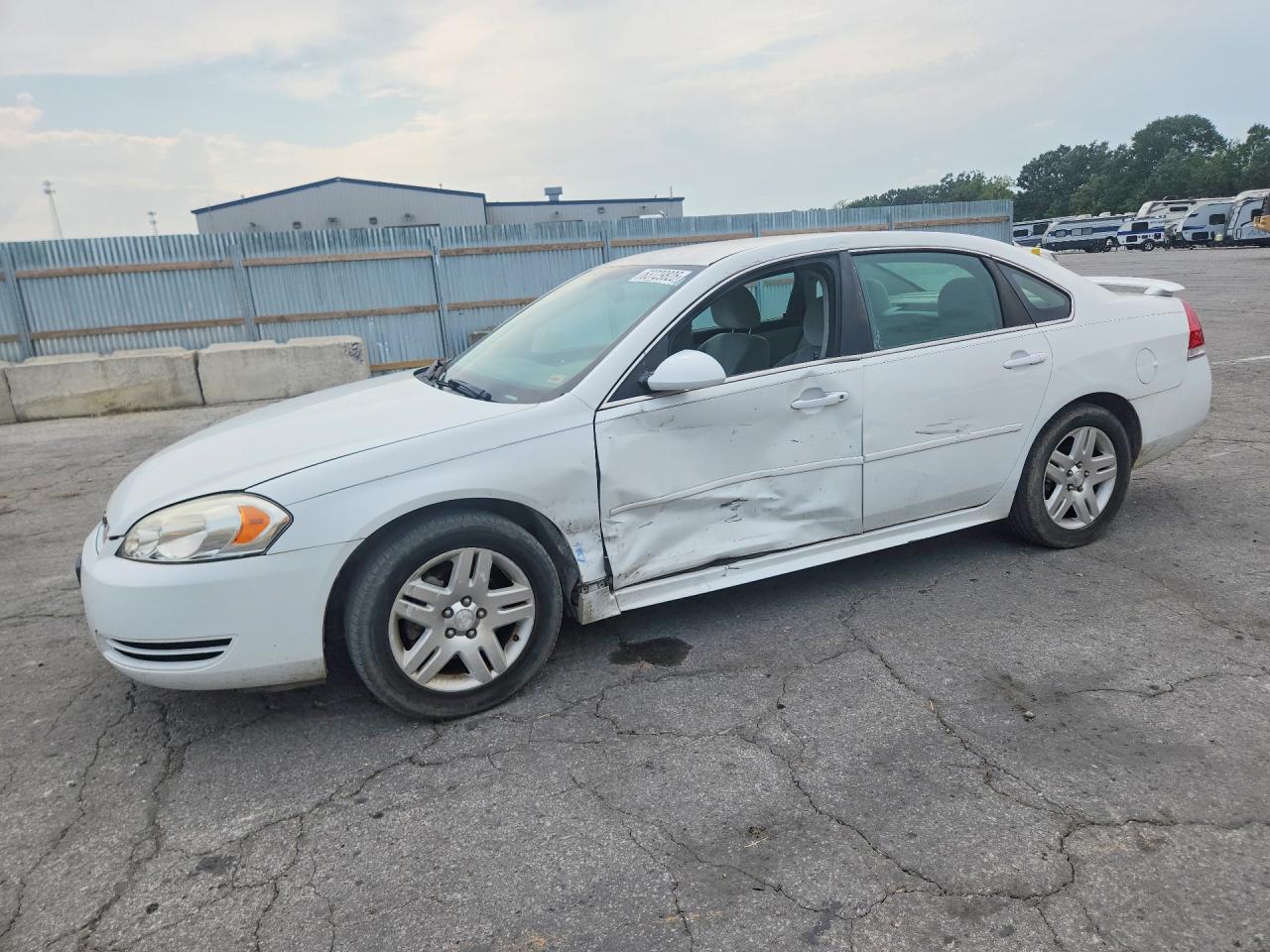 2012 Chevrolet Impala Lt White vin: 2G1WG5E35C1124384