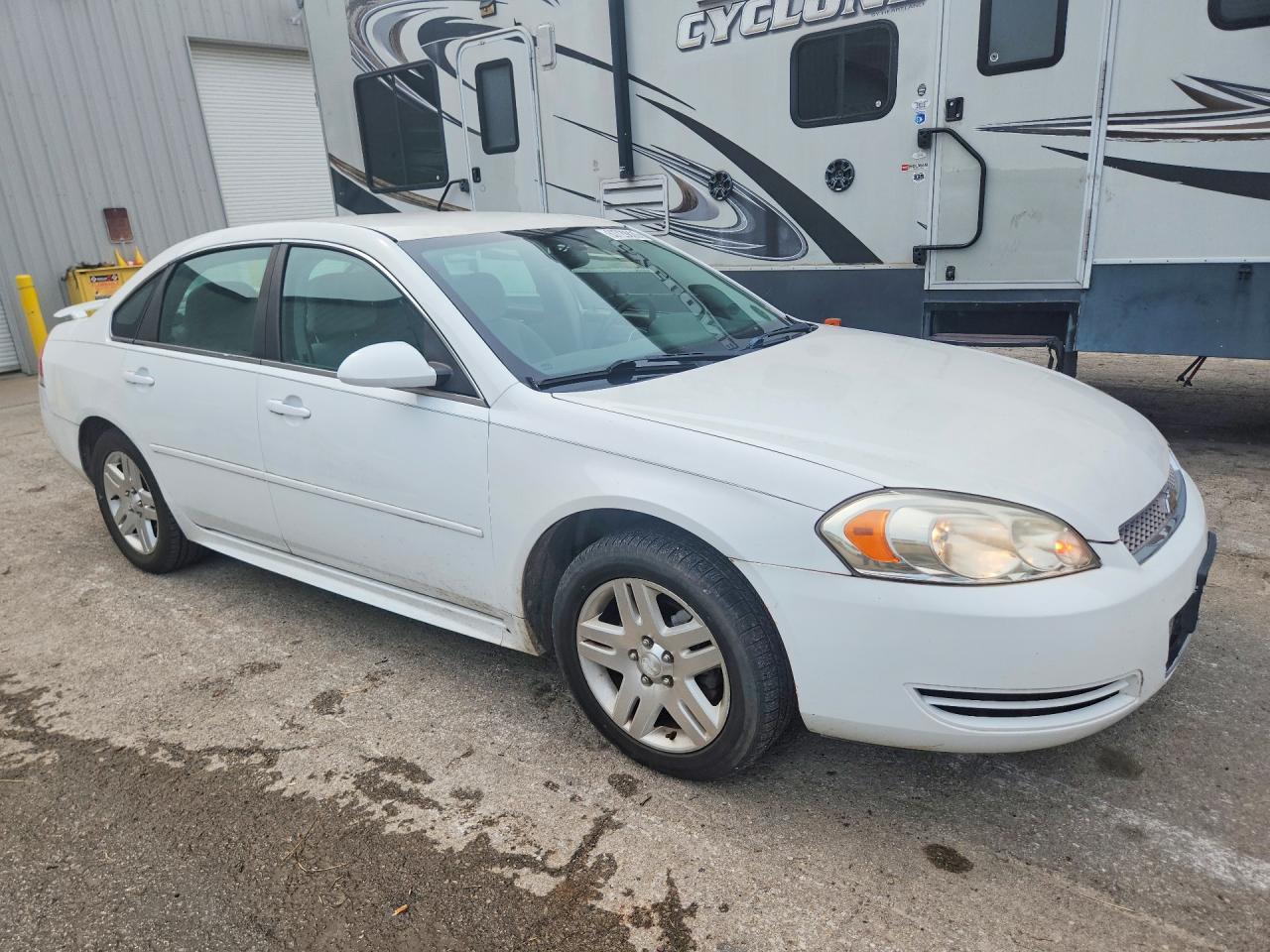 2012 Chevrolet Impala Lt White vin: 2G1WG5E35C1124384