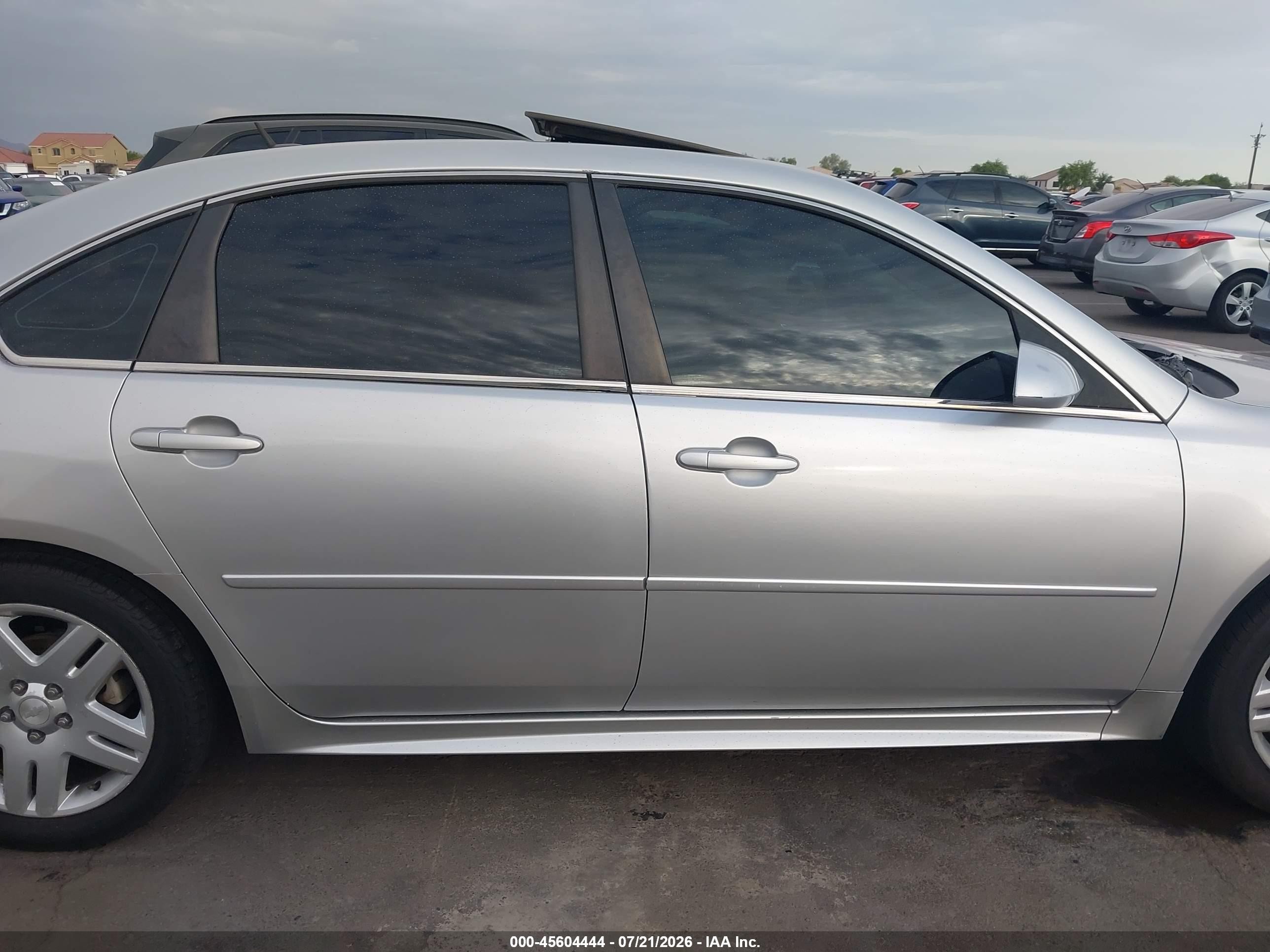 2012 Chevrolet Impala Lt Silver vin: 2G1WG5E35C1230219