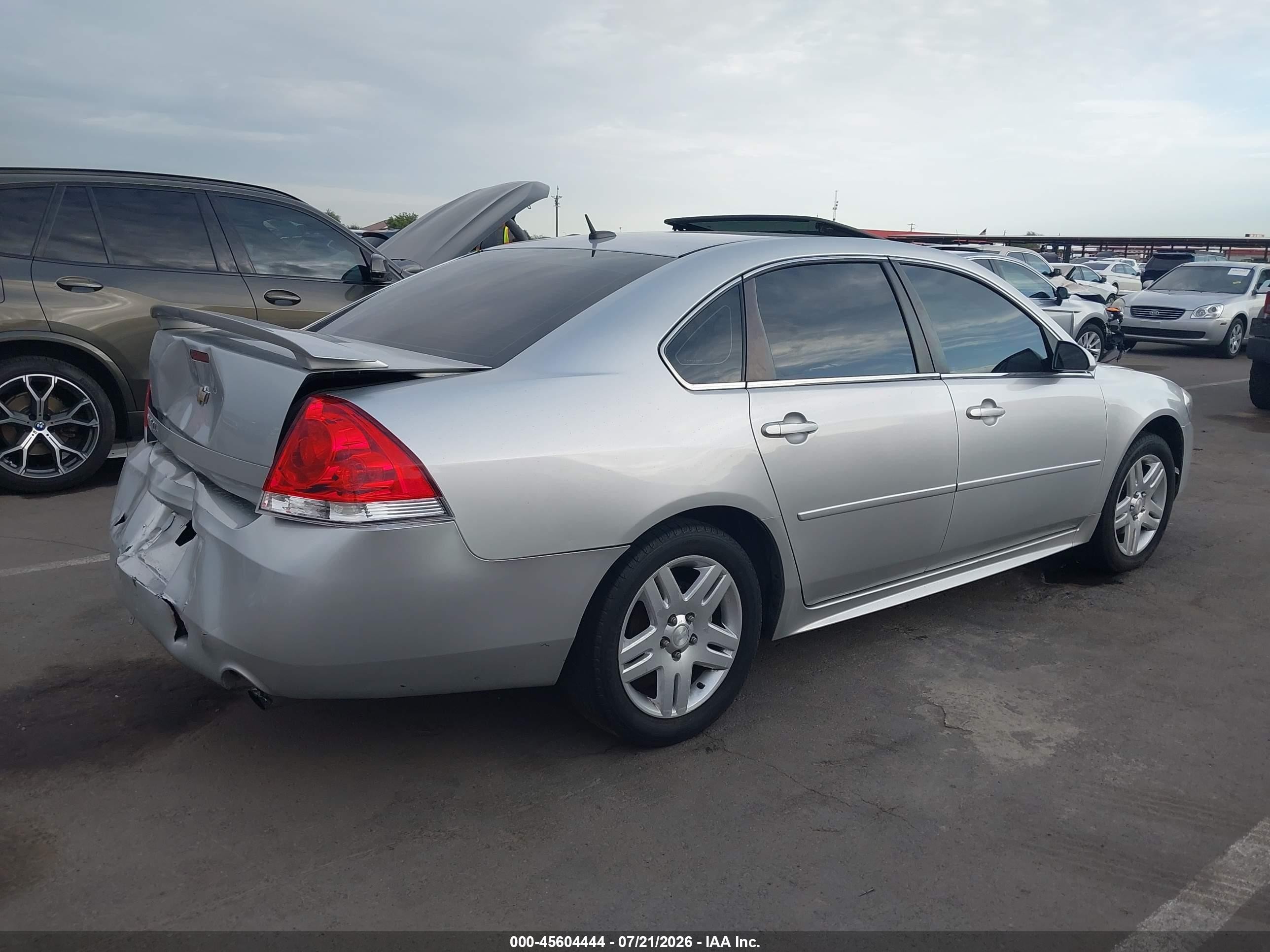 2012 Chevrolet Impala Lt Silver vin: 2G1WG5E35C1230219