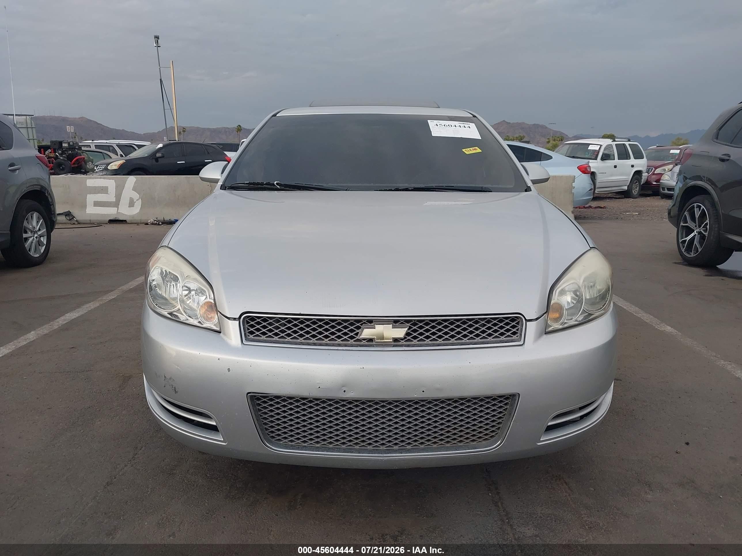 2012 Chevrolet Impala Lt Silver vin: 2G1WG5E35C1230219