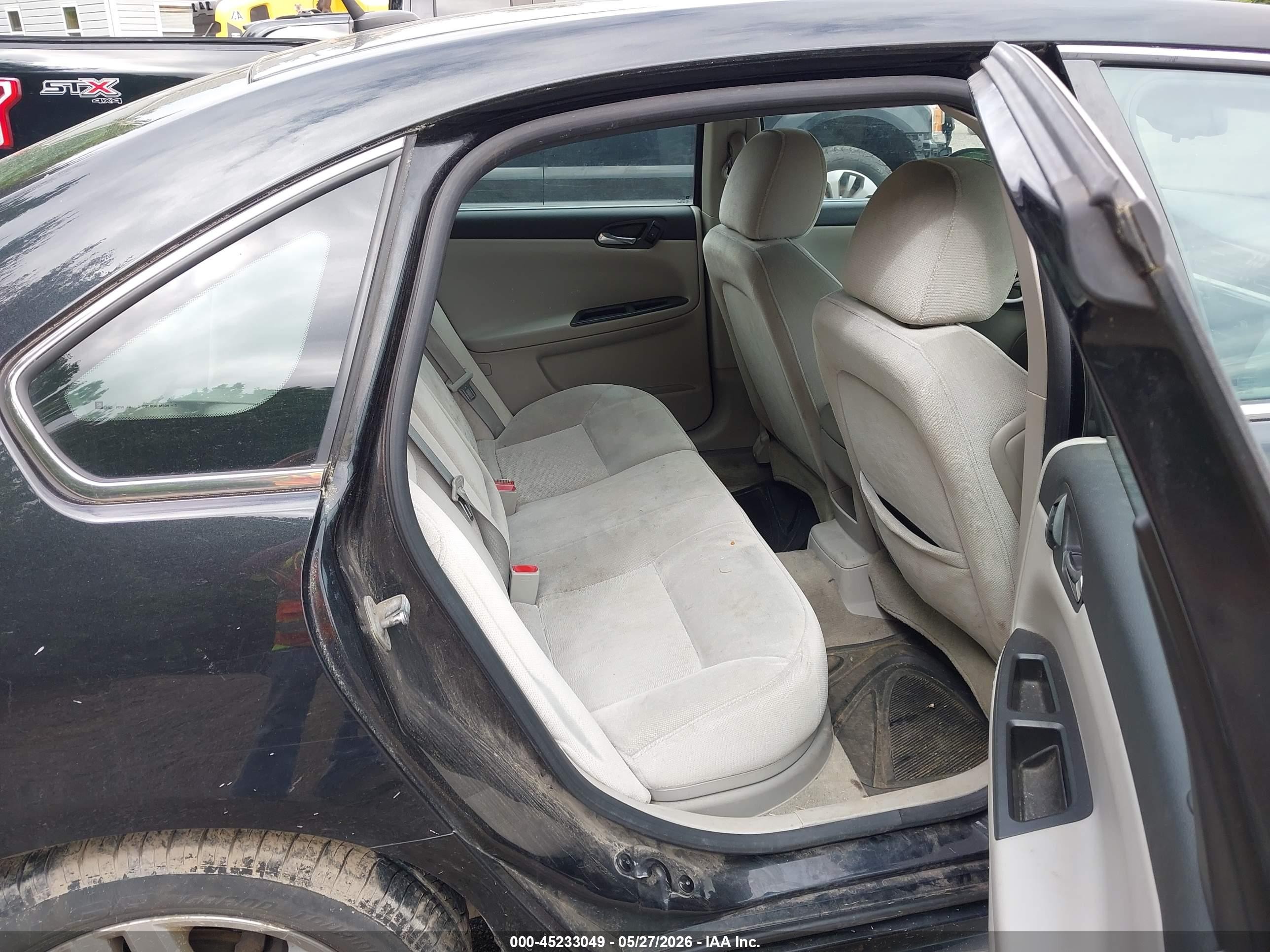 2012 Chevrolet Impala Lt Black vin: 2G1WG5E35C1253094