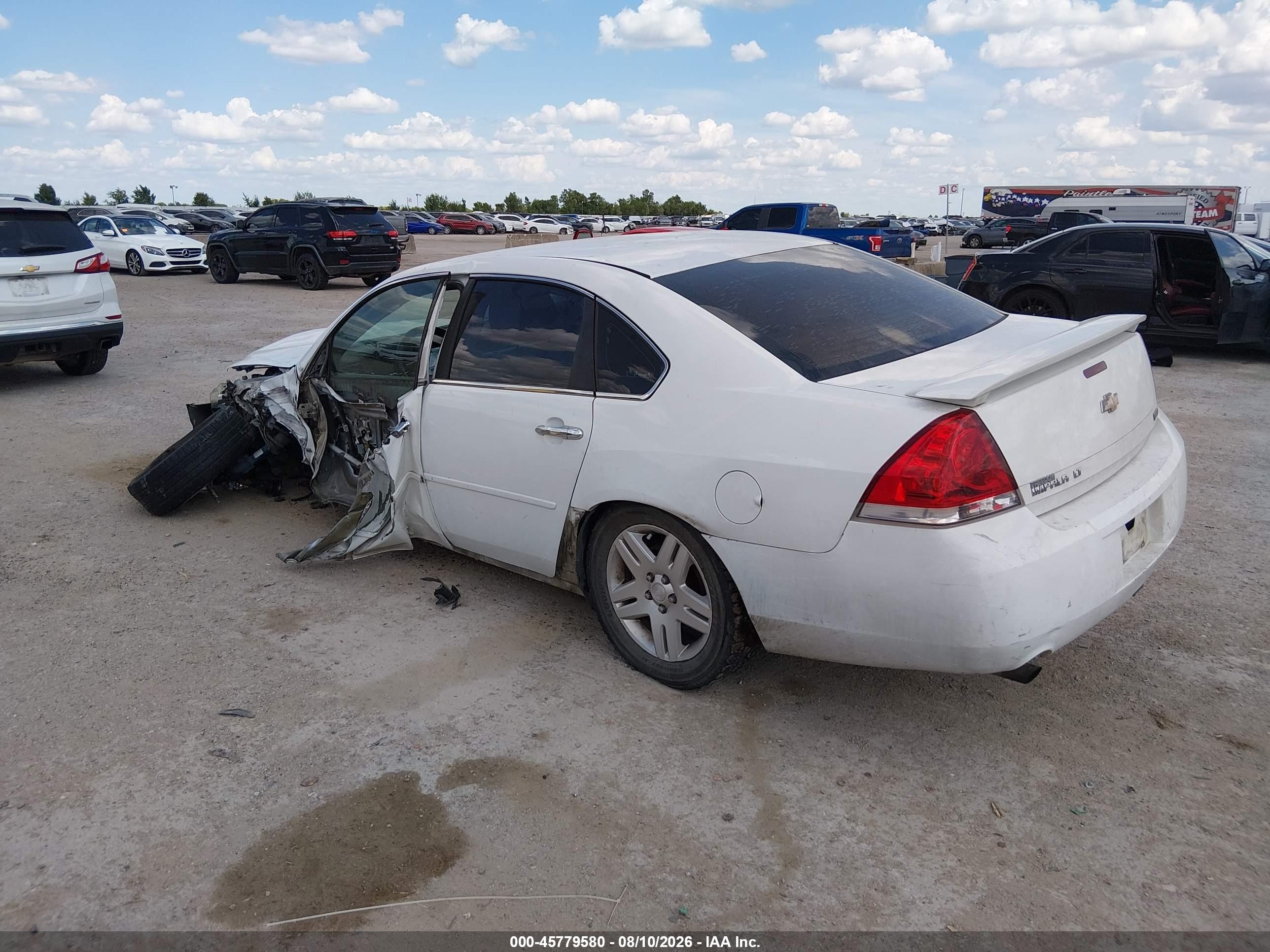 2012 Chevrolet Impala Lt White vin: 2G1WG5E35C1287424