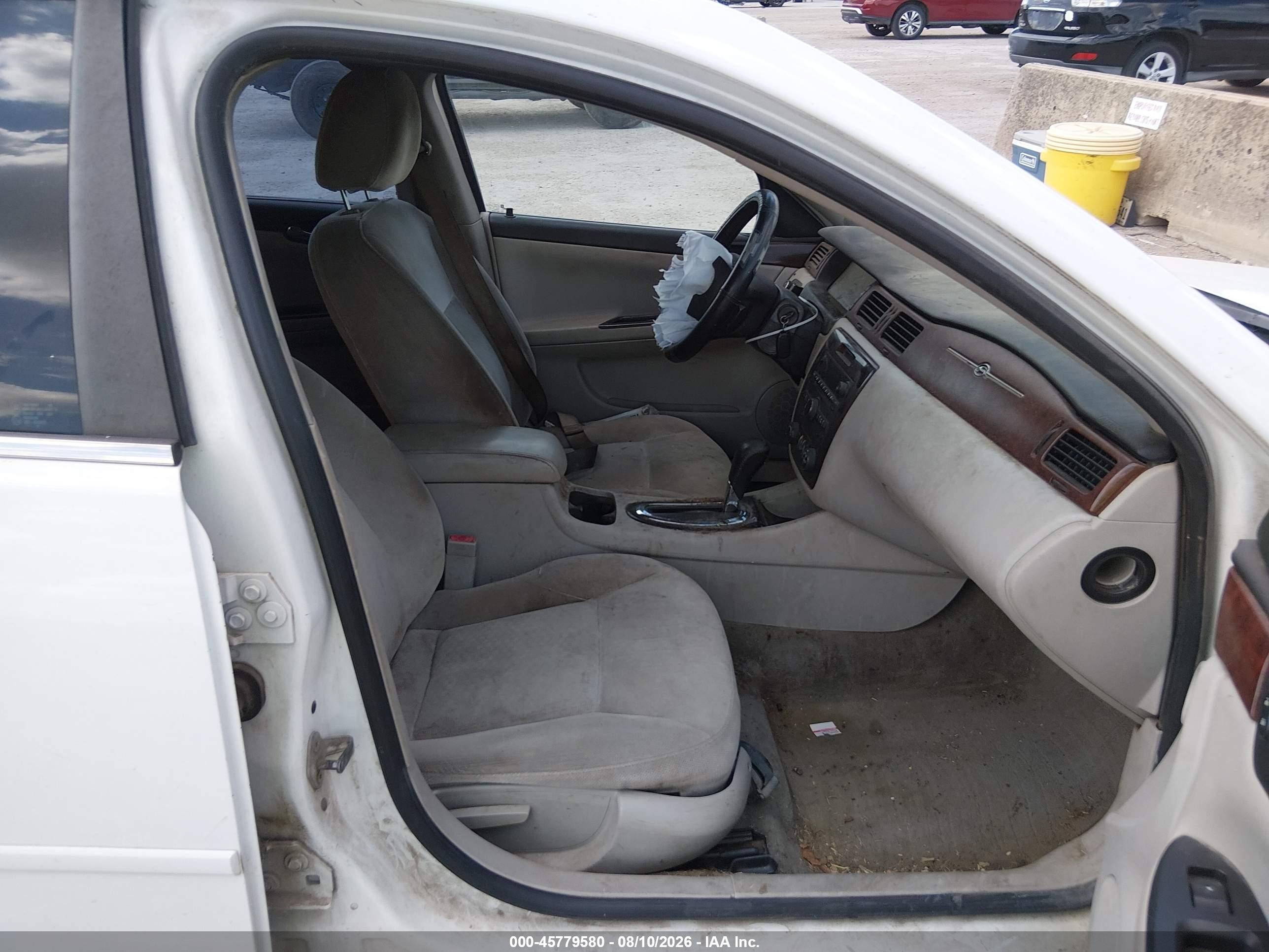 2012 Chevrolet Impala Lt White vin: 2G1WG5E35C1287424