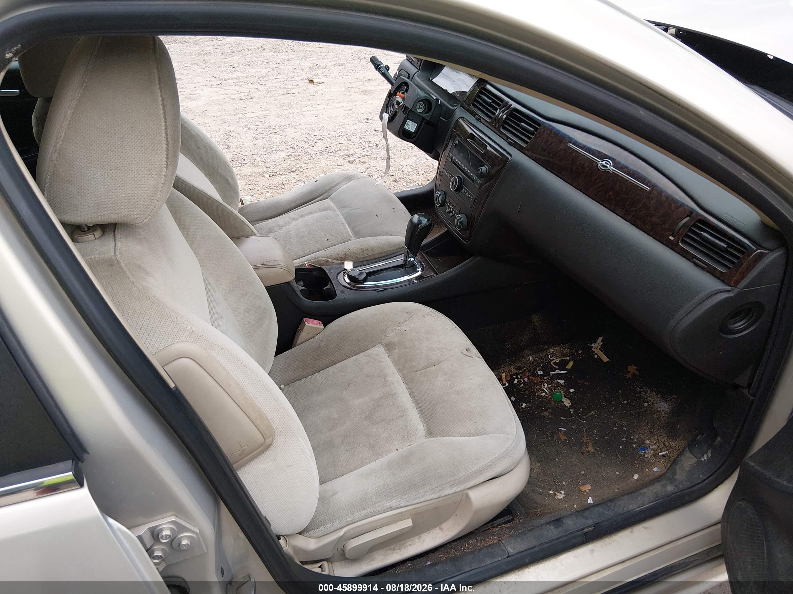2012 Chevrolet Impala Lt Champagne vin: 2G1WG5E35C1322835
