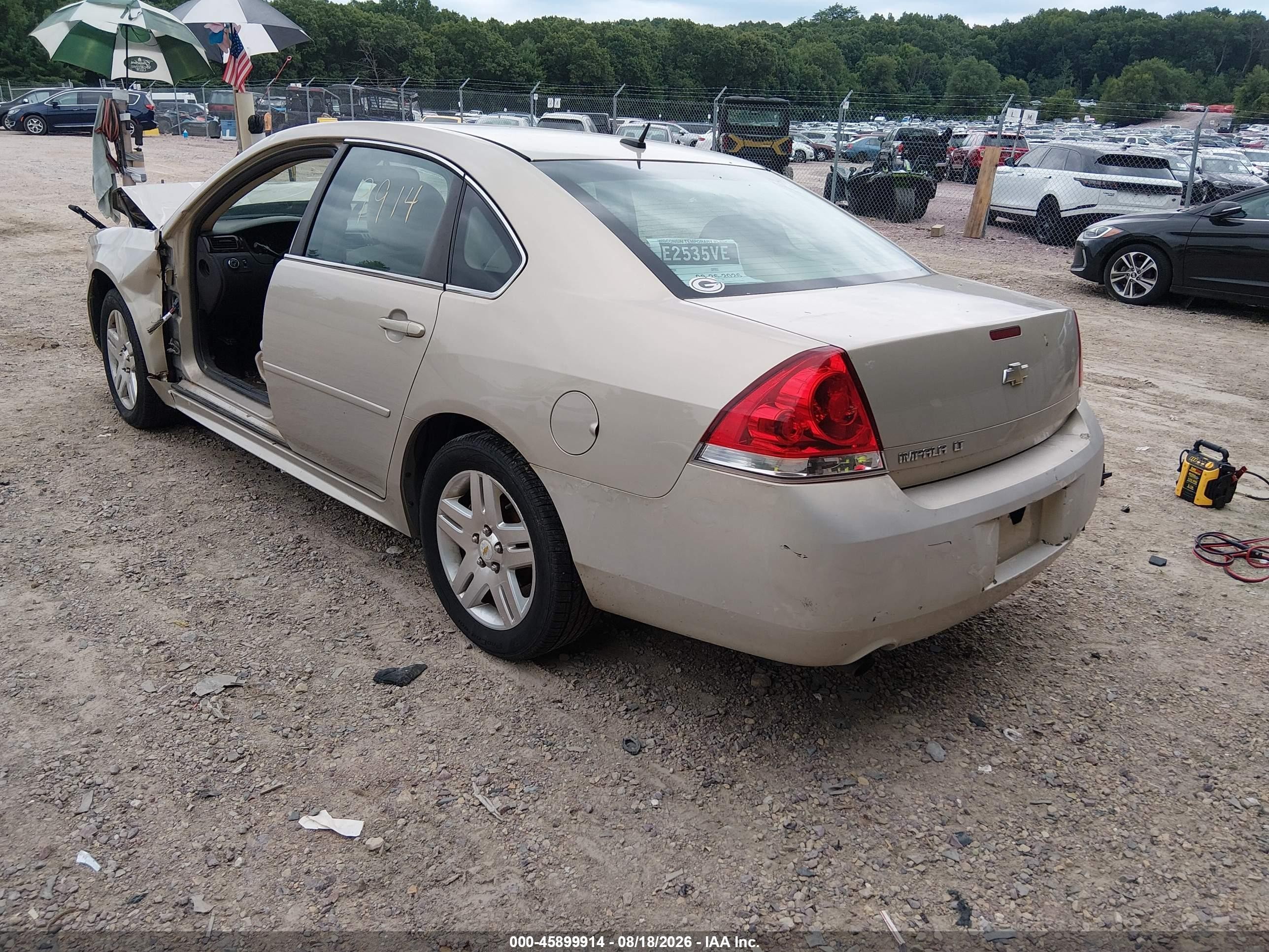 2012 Chevrolet Impala Lt Champagne vin: 2G1WG5E35C1322835
