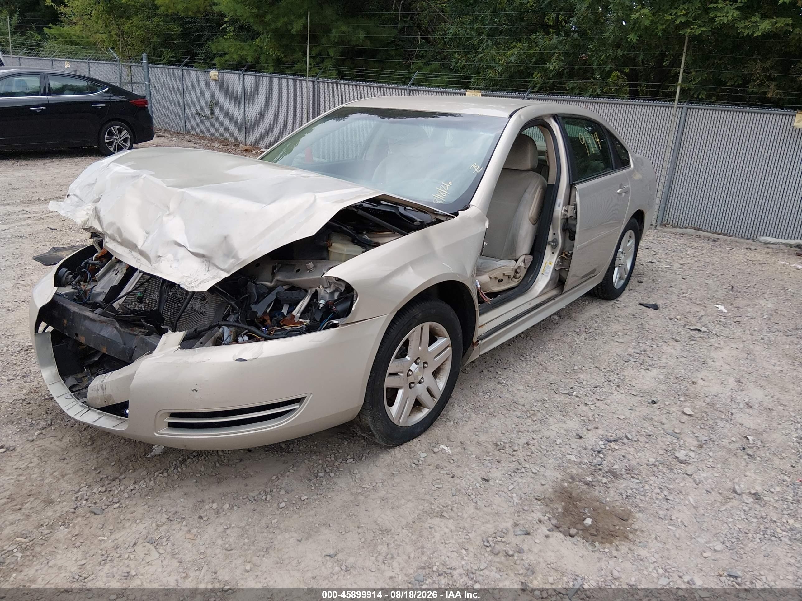 2012 Chevrolet Impala Lt Champagne vin: 2G1WG5E35C1322835