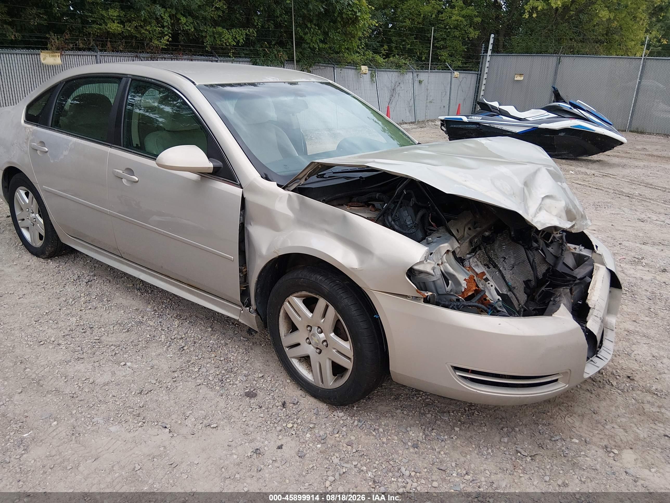 2012 Chevrolet Impala Lt Champagne vin: 2G1WG5E35C1322835