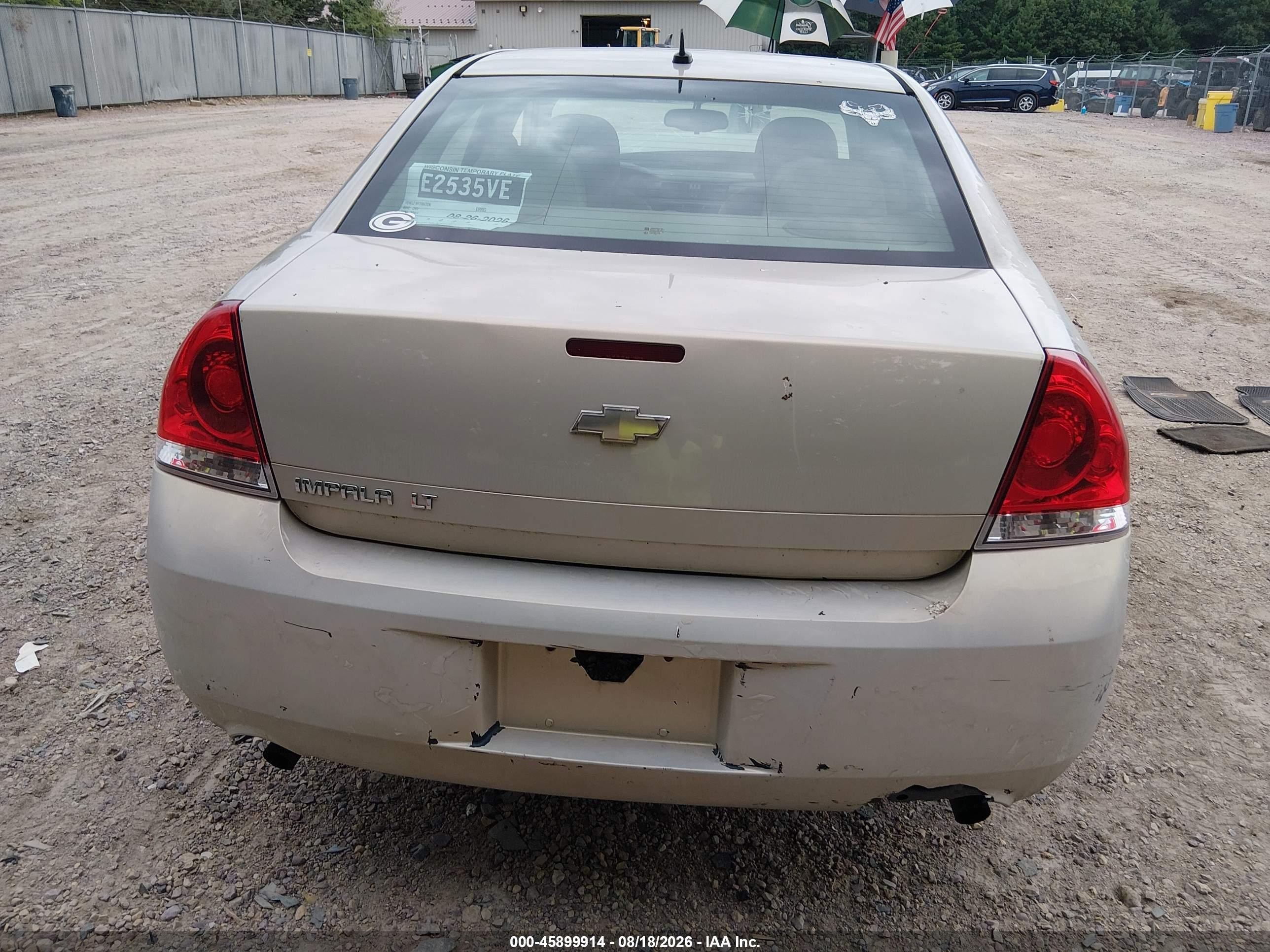 2012 Chevrolet Impala Lt Champagne vin: 2G1WG5E35C1322835