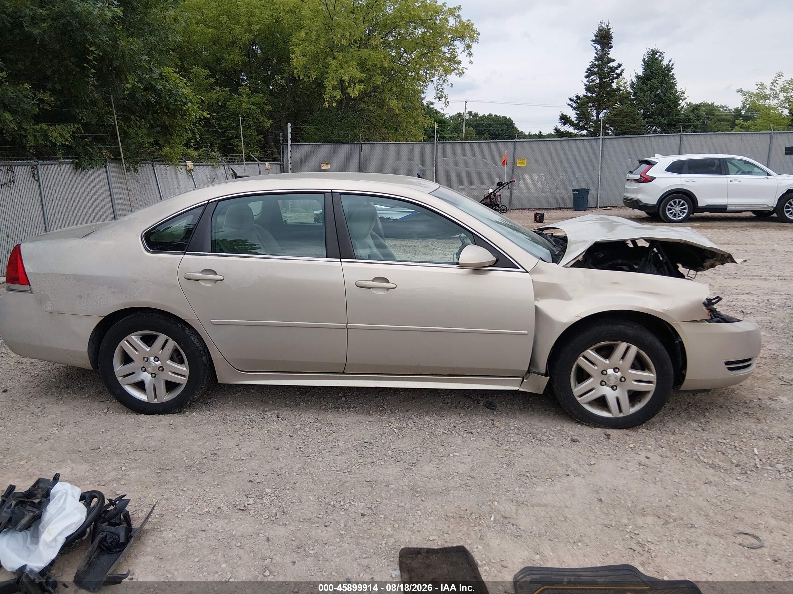 2012 Chevrolet Impala Lt Champagne vin: 2G1WG5E35C1322835