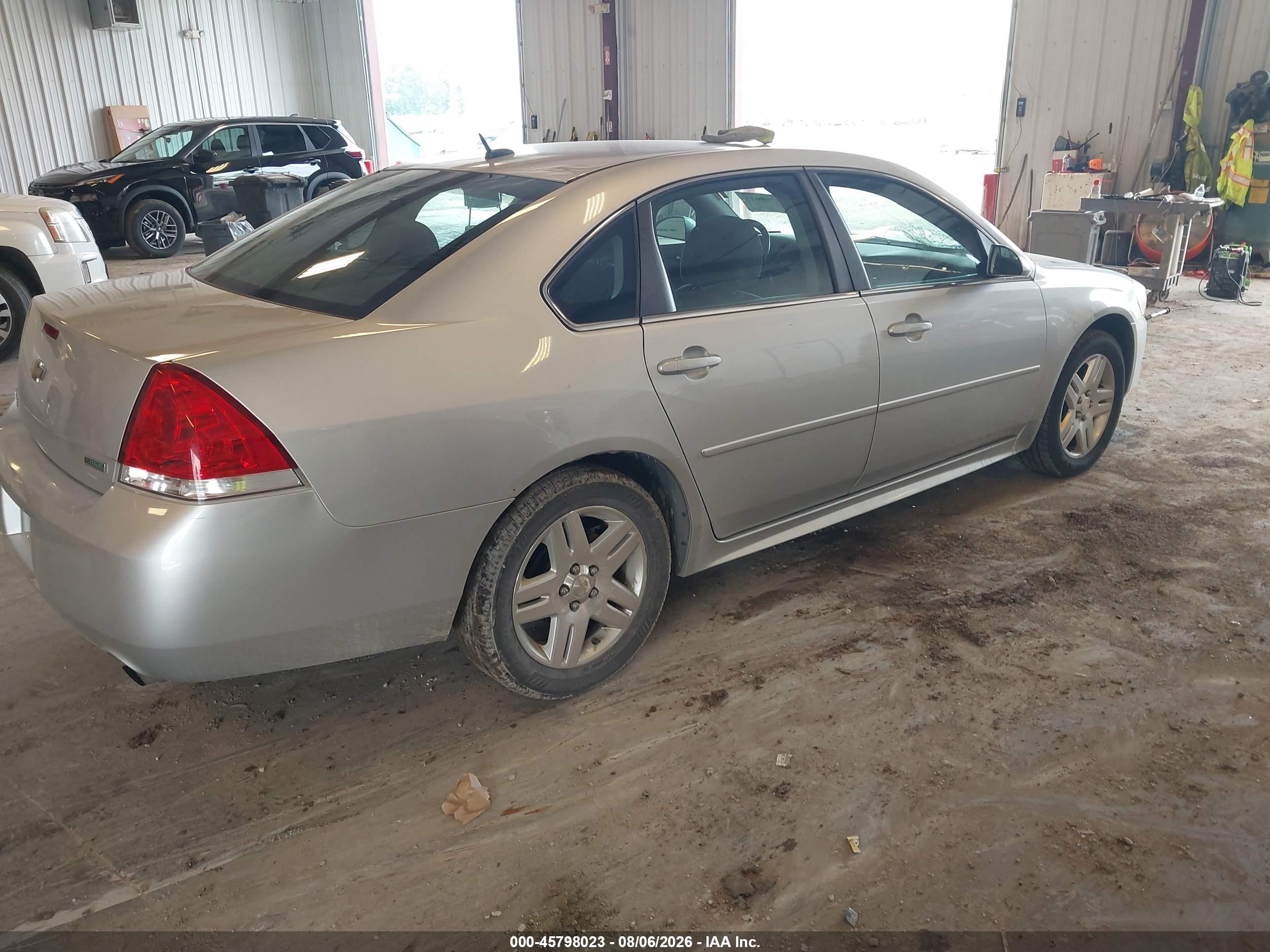 2012 Chevrolet Impala Lt Silver vin: 2G1WG5E35C1330224