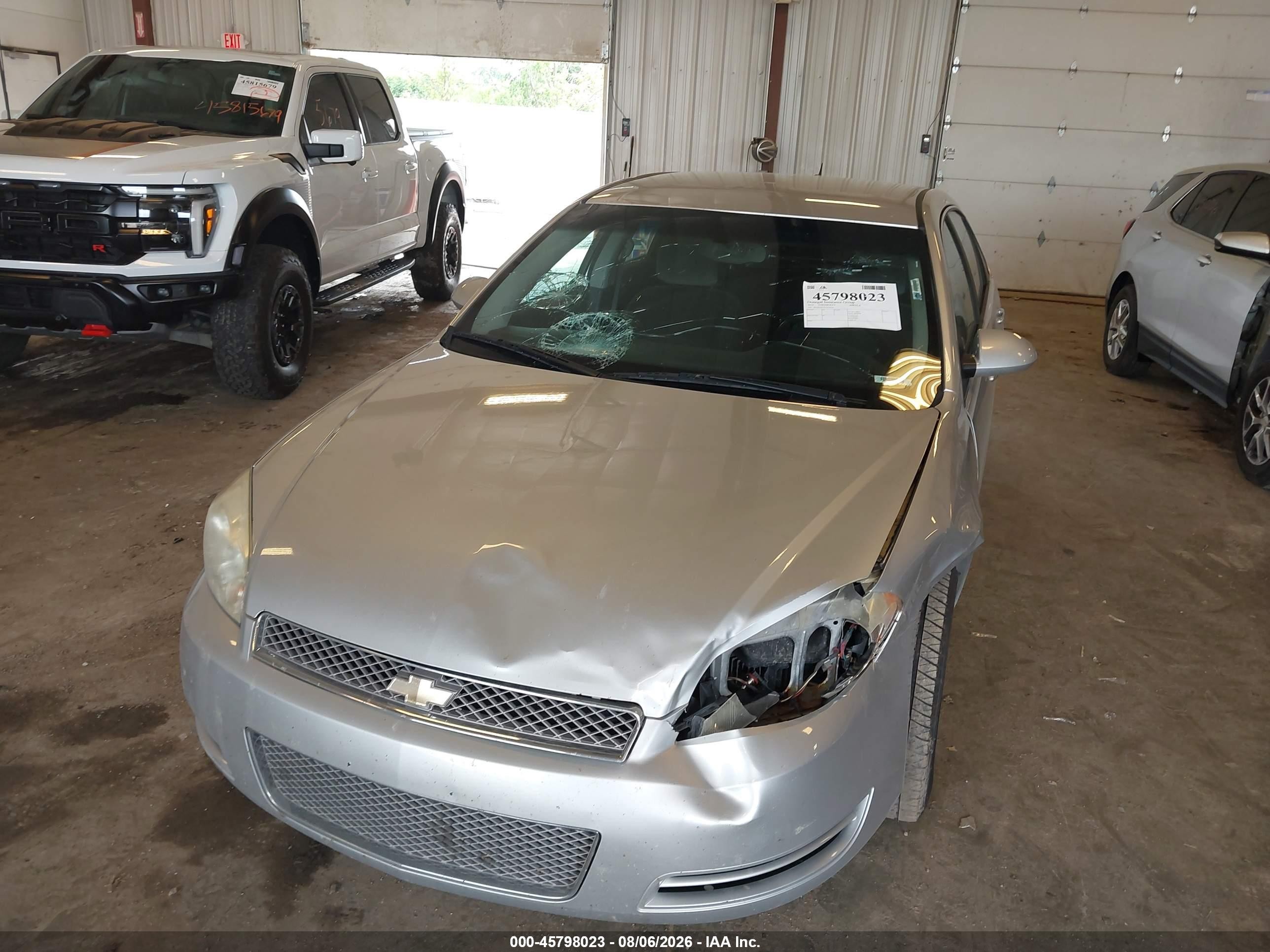 2012 Chevrolet Impala Lt Silver vin: 2G1WG5E35C1330224