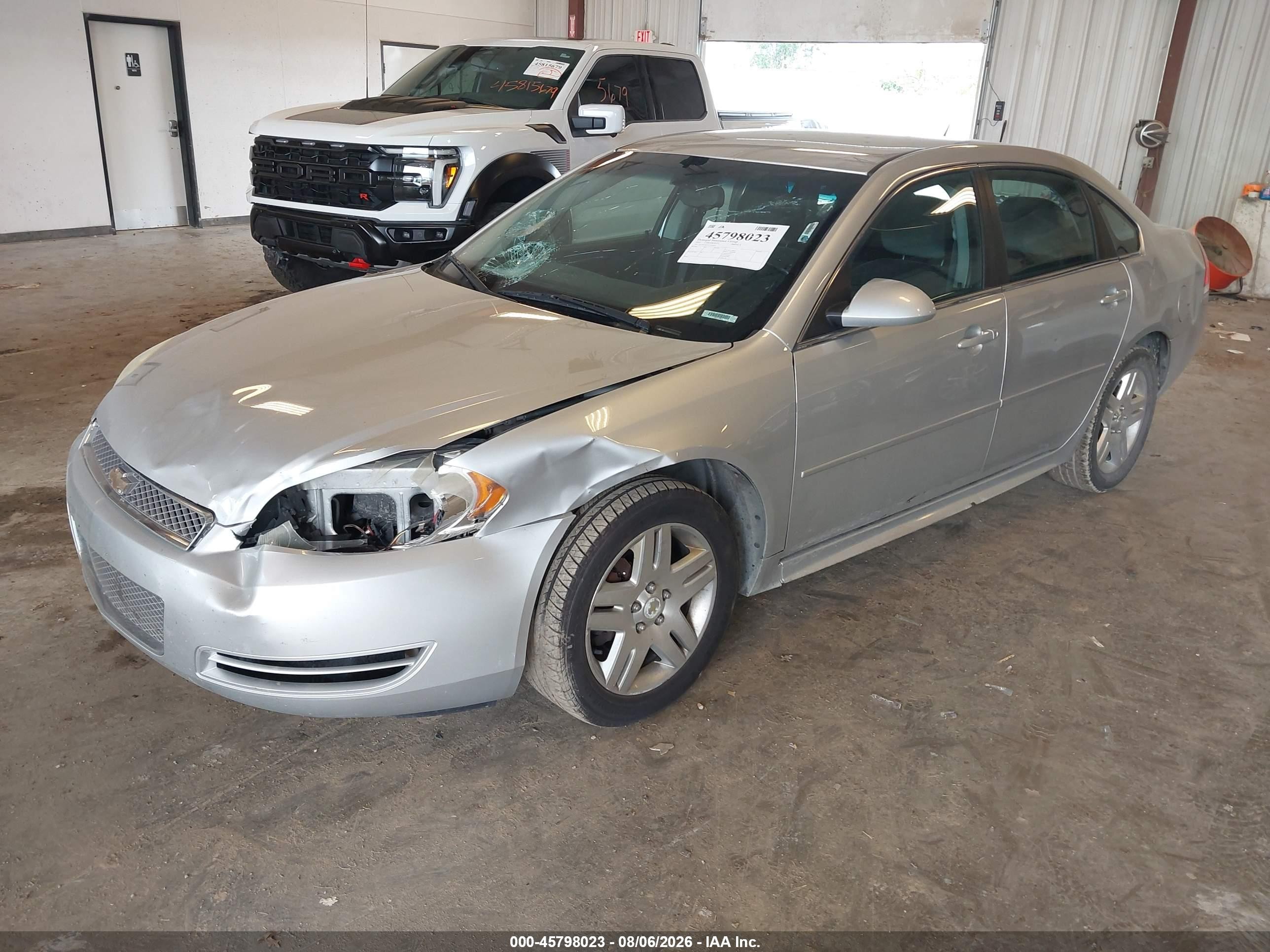 2012 Chevrolet Impala Lt Silver vin: 2G1WG5E35C1330224