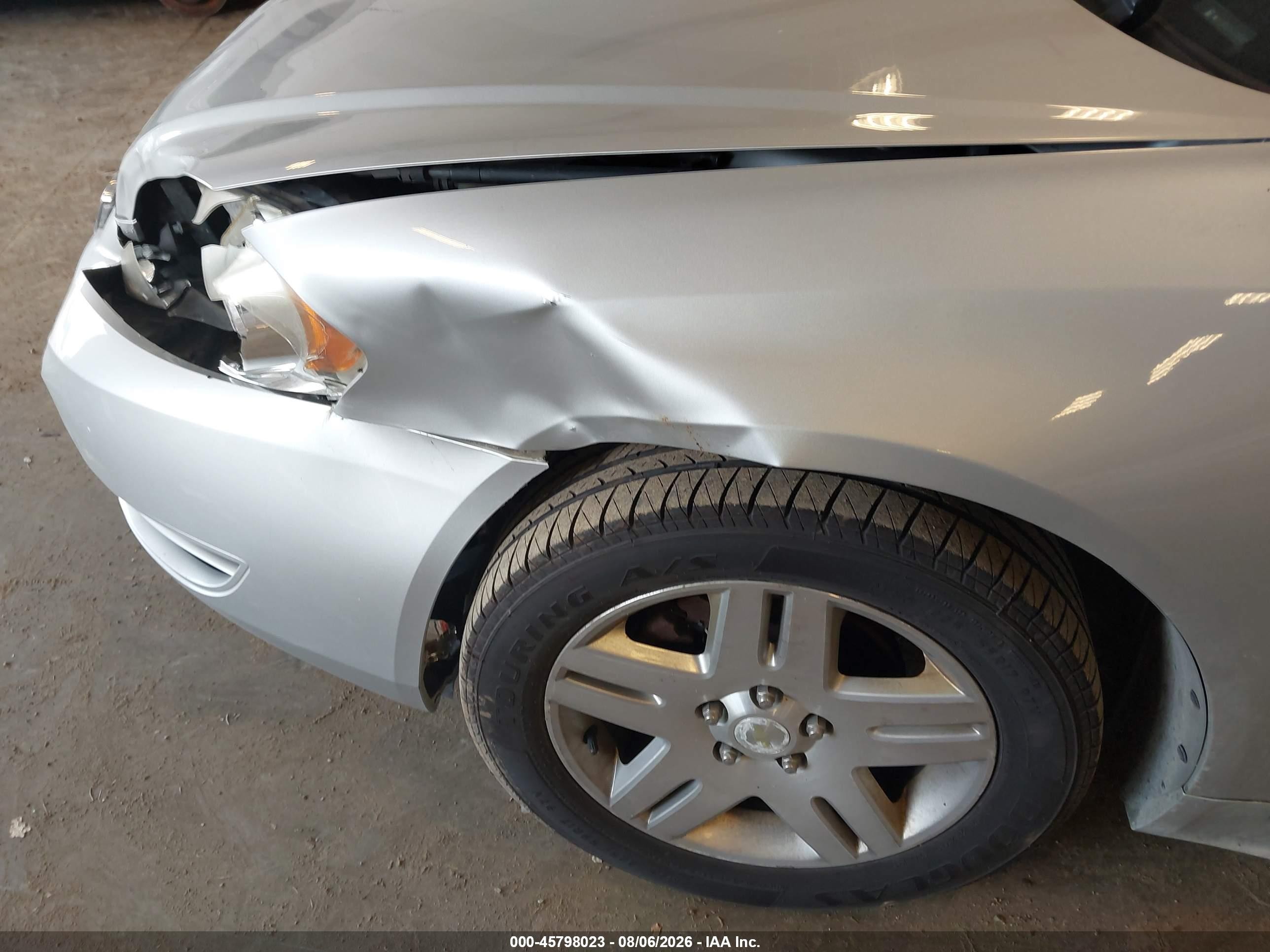 2012 Chevrolet Impala Lt Silver vin: 2G1WG5E35C1330224